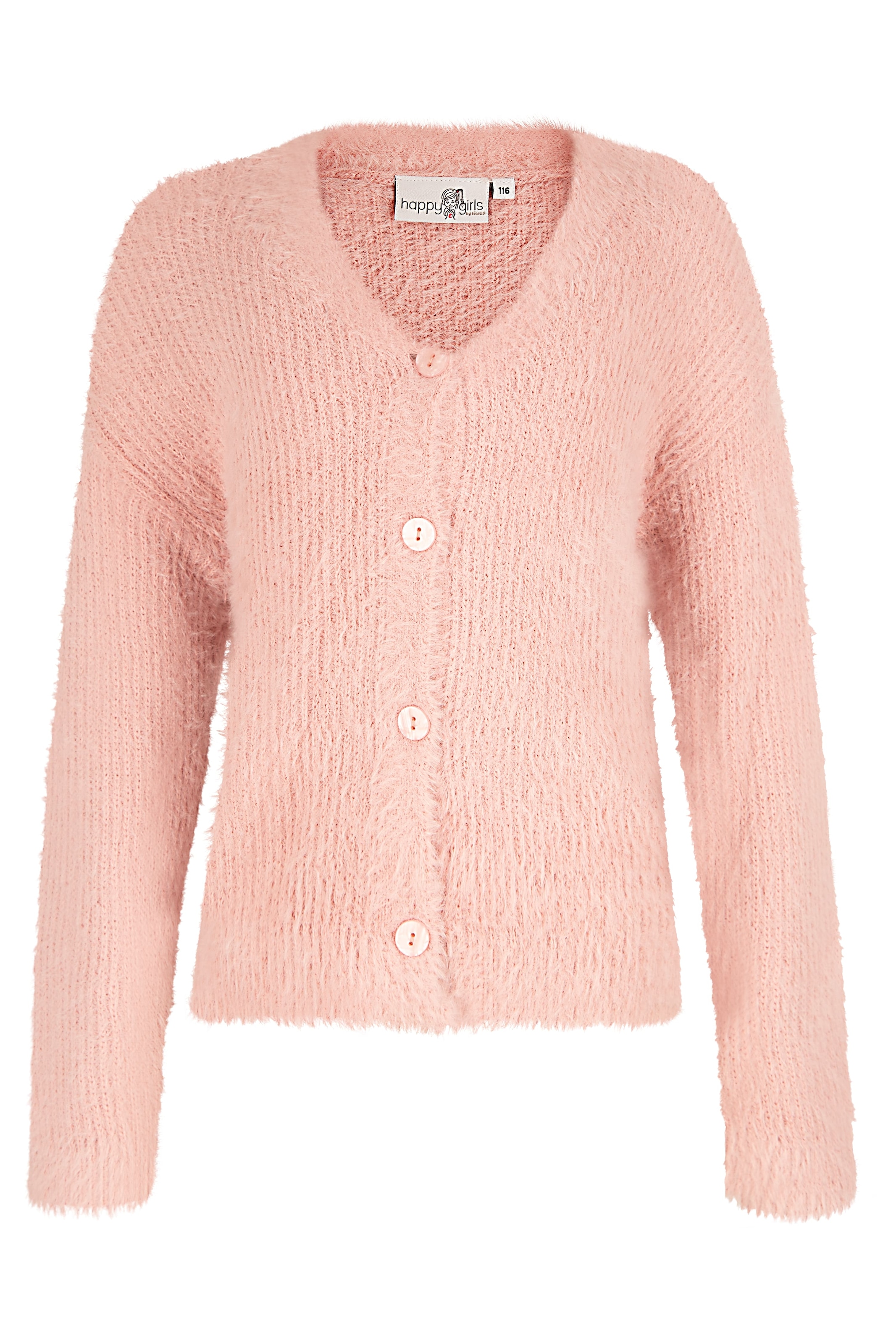 happy girls Strickjacke in kuscheliger Bouclé-Optik
