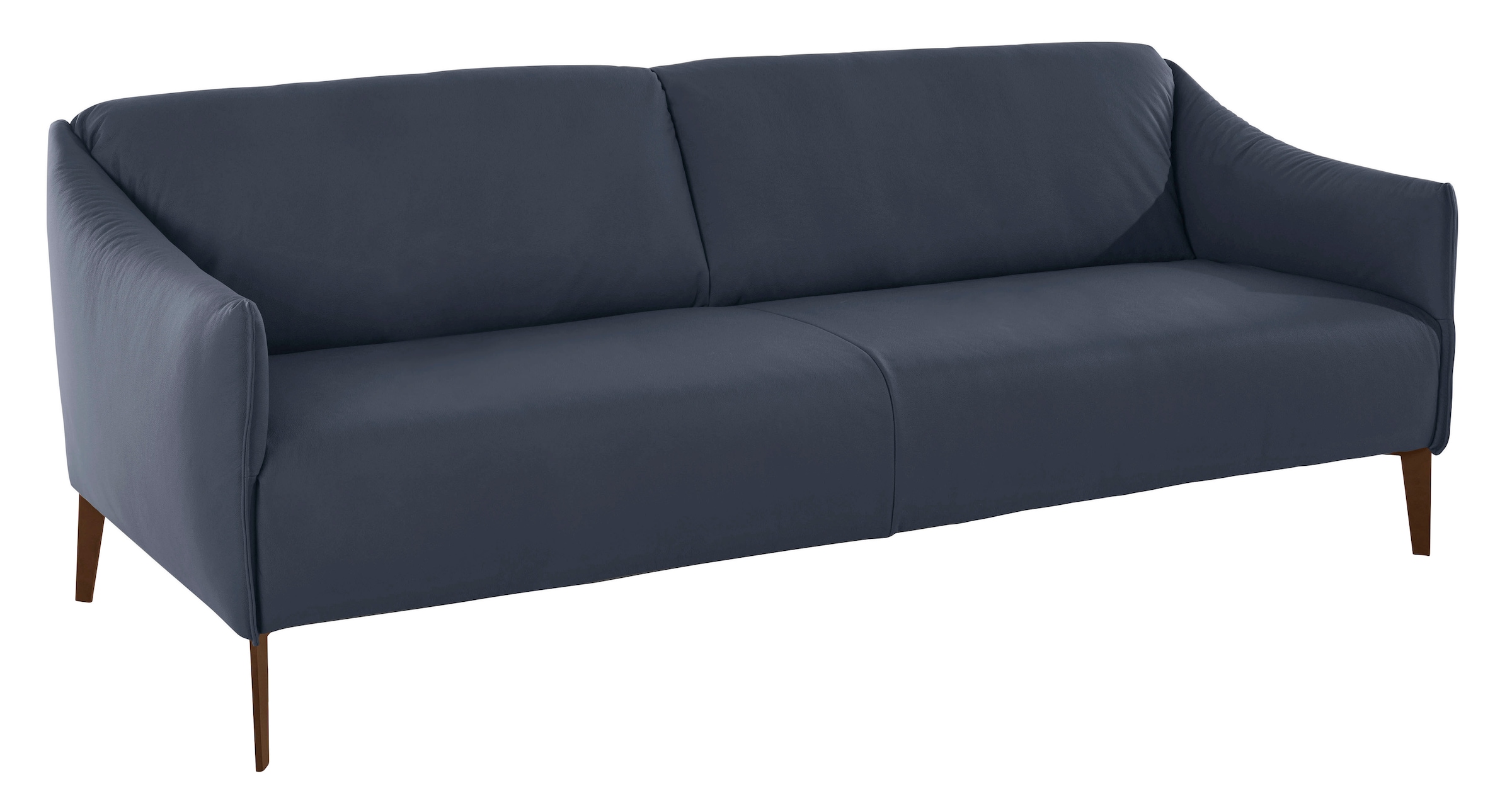 W.SCHILLIG 2,5-Sitzer »sally Designsofa, Loungesofa, bequem, schmale Armlehnen, Breite 194cm« mit Metall-Winkelfüßen in Bronze pulverbeschichtet, Breite 194 cm