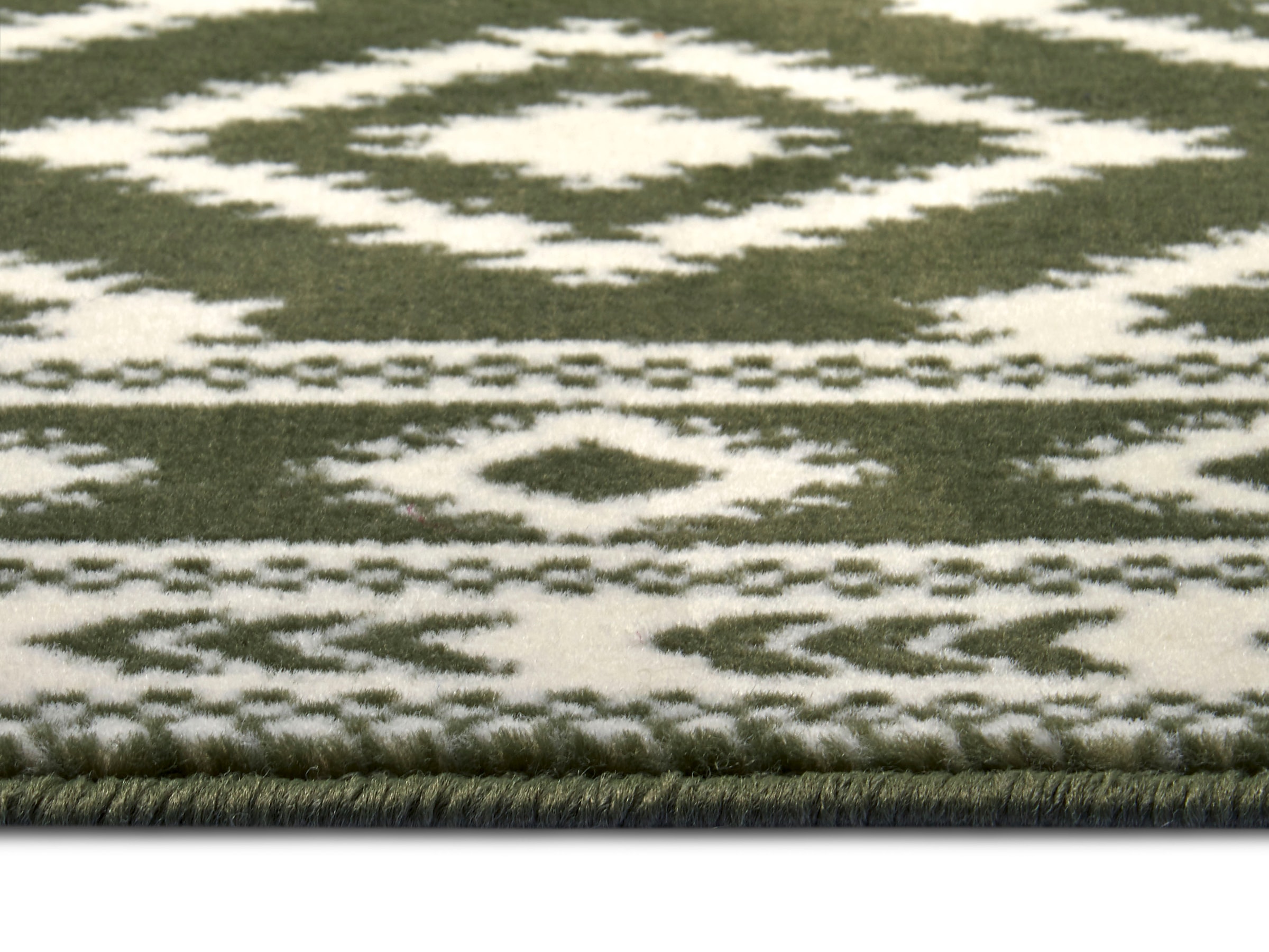 HANSE Home Läufer »Ethno«, rechteckig, 9 mm Höhe, Kurzflor, Velours Haptik, Rauten Muster, Robust, Gekettelt