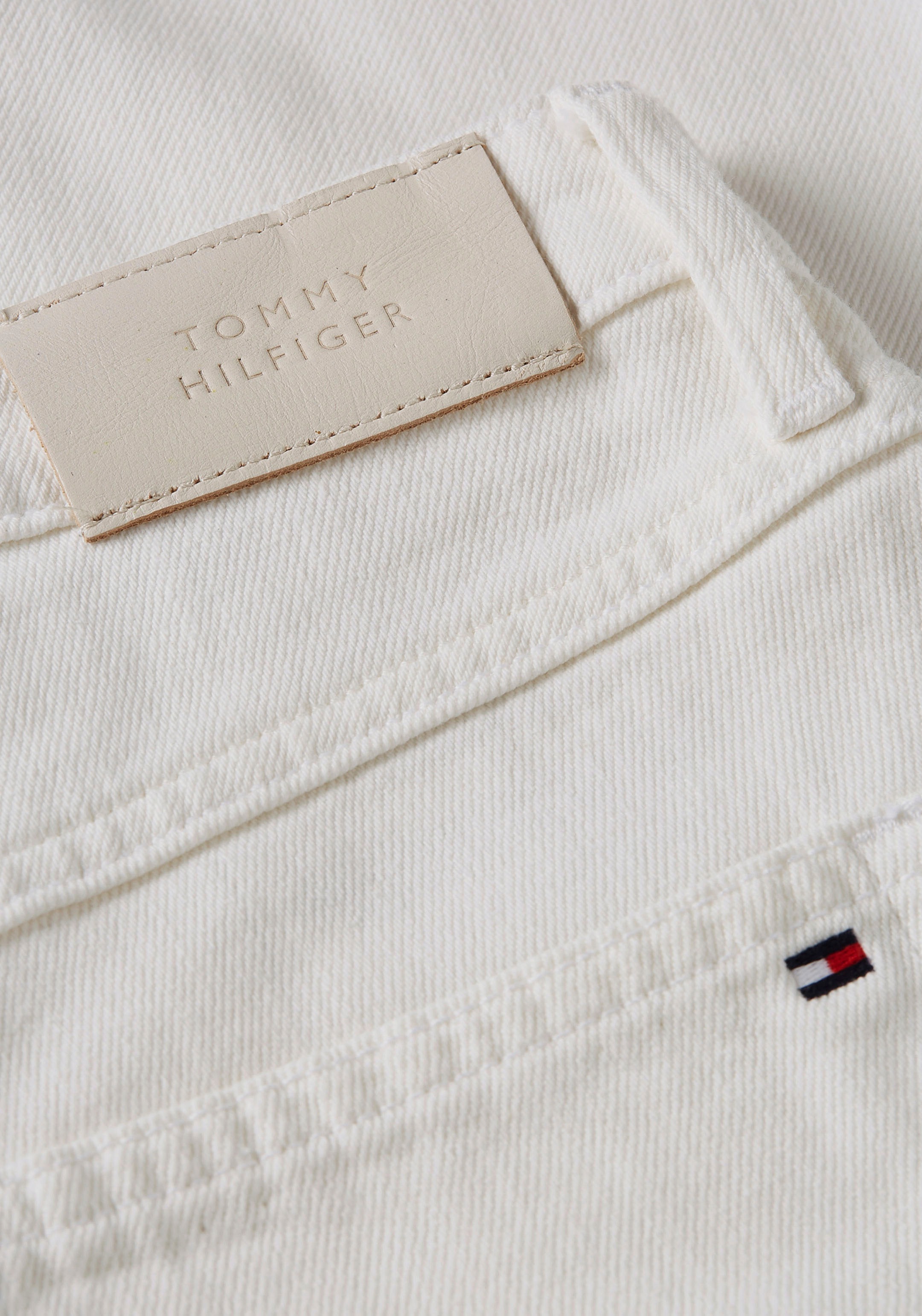 Tommy Hilfiger Straight-Jeans, mit Leder-Brandlabel online kaufen |  UNIVERSAL