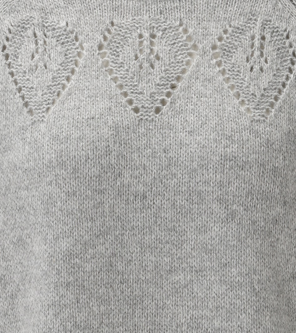 Aniston CASUAL Strickpullover mit blattförmigen Ajour-Muster - NEUE KOLLEKTION