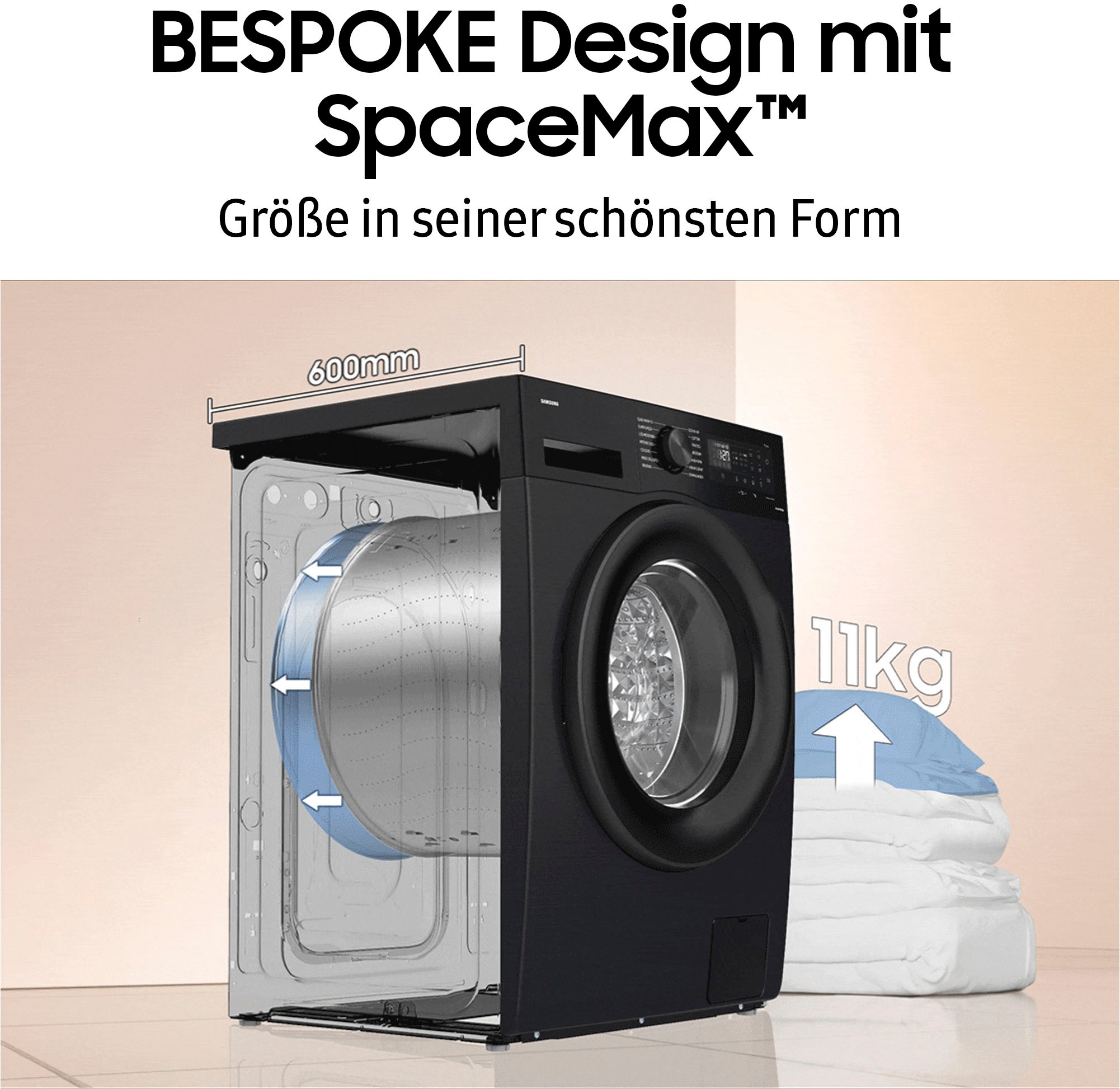 Samsung Waschmaschine »WW11BBA049AB«, WW11BBA049AB, 11 kg, 1400 U/min