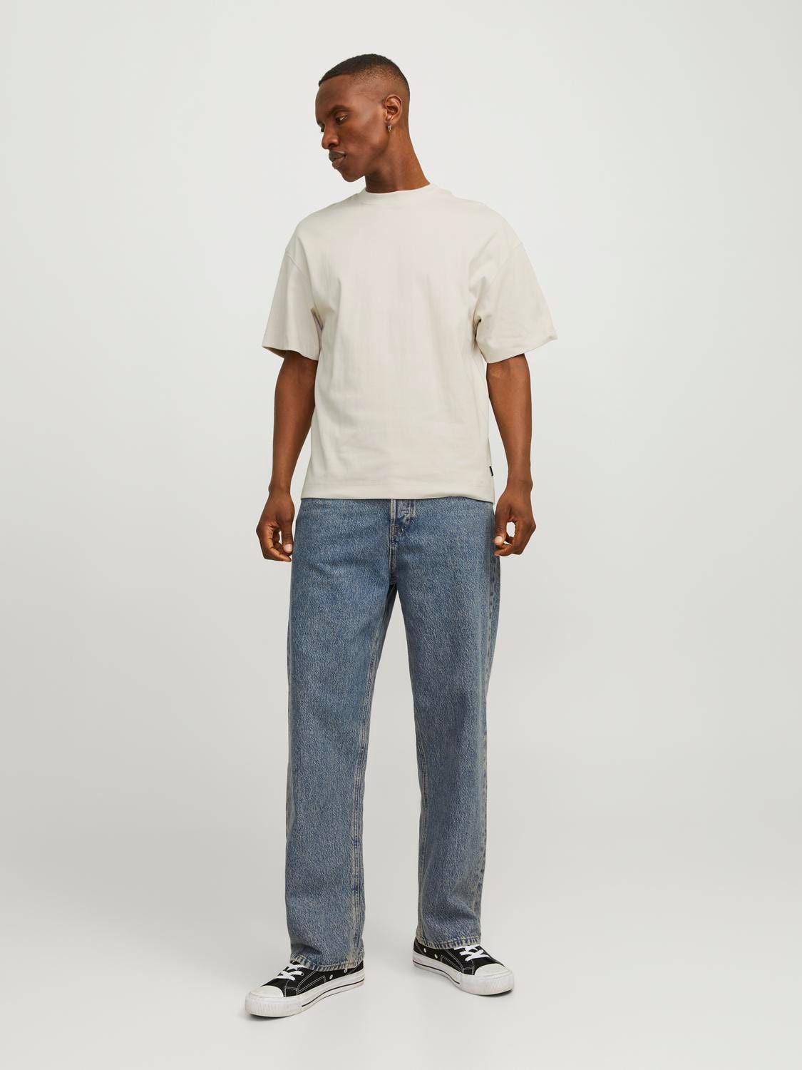 Jack & Jones Rundhalsshirt »JJEURBAN EDGE TEE SS O-NECK NOOS«, mit Rundhalsausschnitt