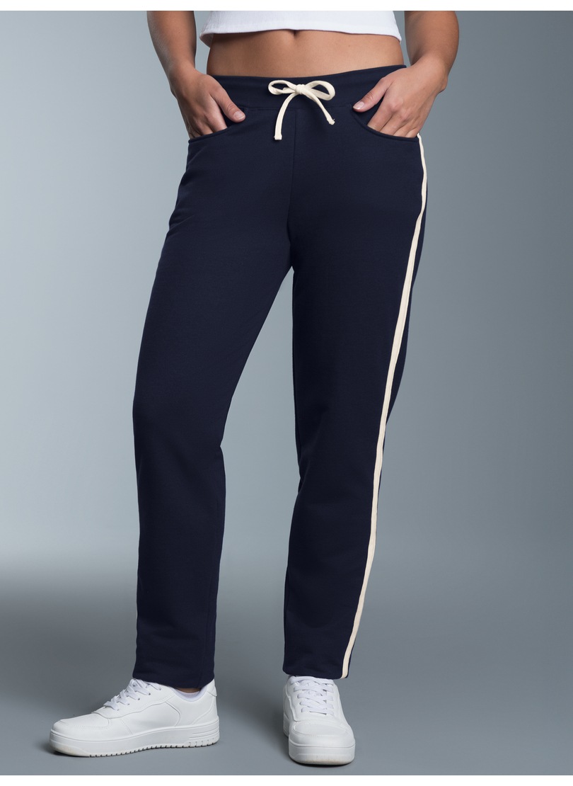 Trigema Jerseyhose »TRIGEMA Jogginghose mit kontrastfarbigen Akzenten«, (1 tlg.)