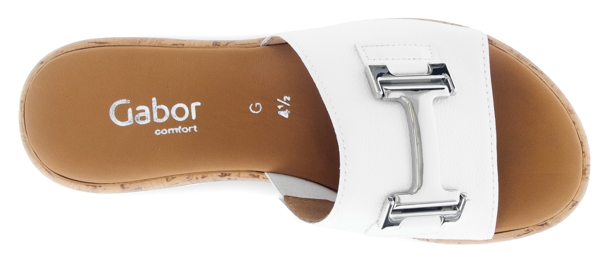 Gabor Pantolette »RHODOS«, Sommerschuh, Schlupfschuh Komfortschuh in Weite G (=weit)