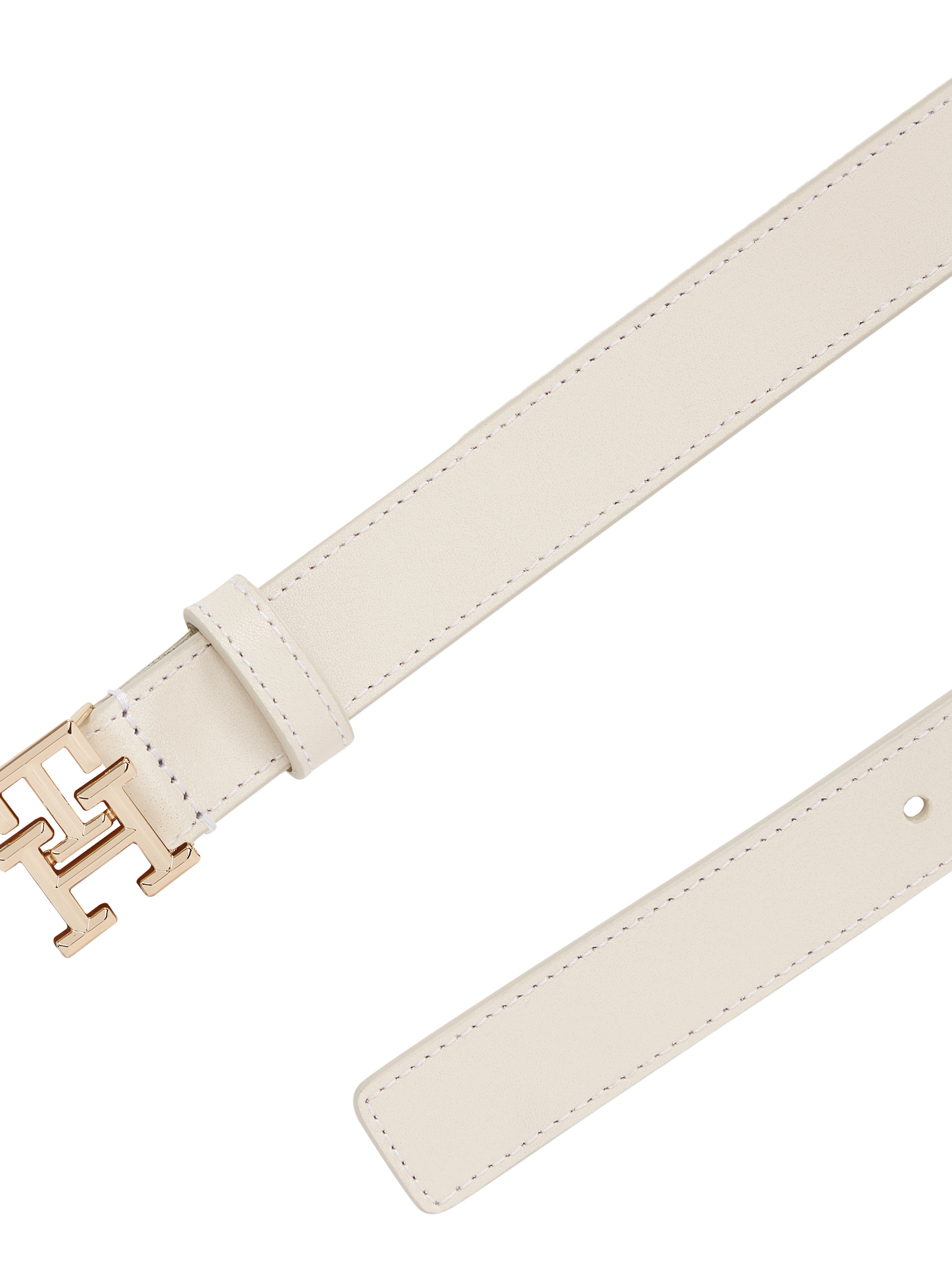 Tommy Hilfiger Ledergürtel »TH LOGO 2.5«, Eleganter Gürtel mit TH-Logoschnalle