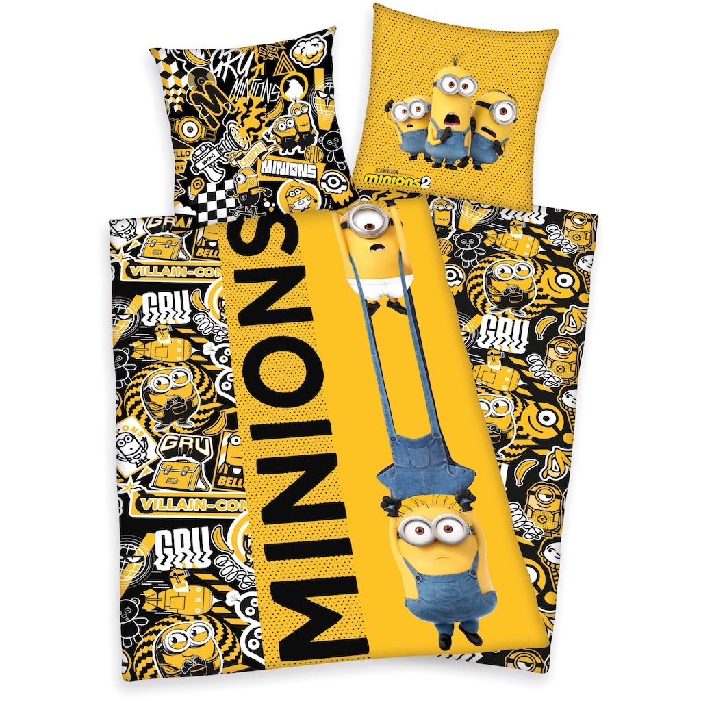 Minions Kinderbettwäsche »Minions2«