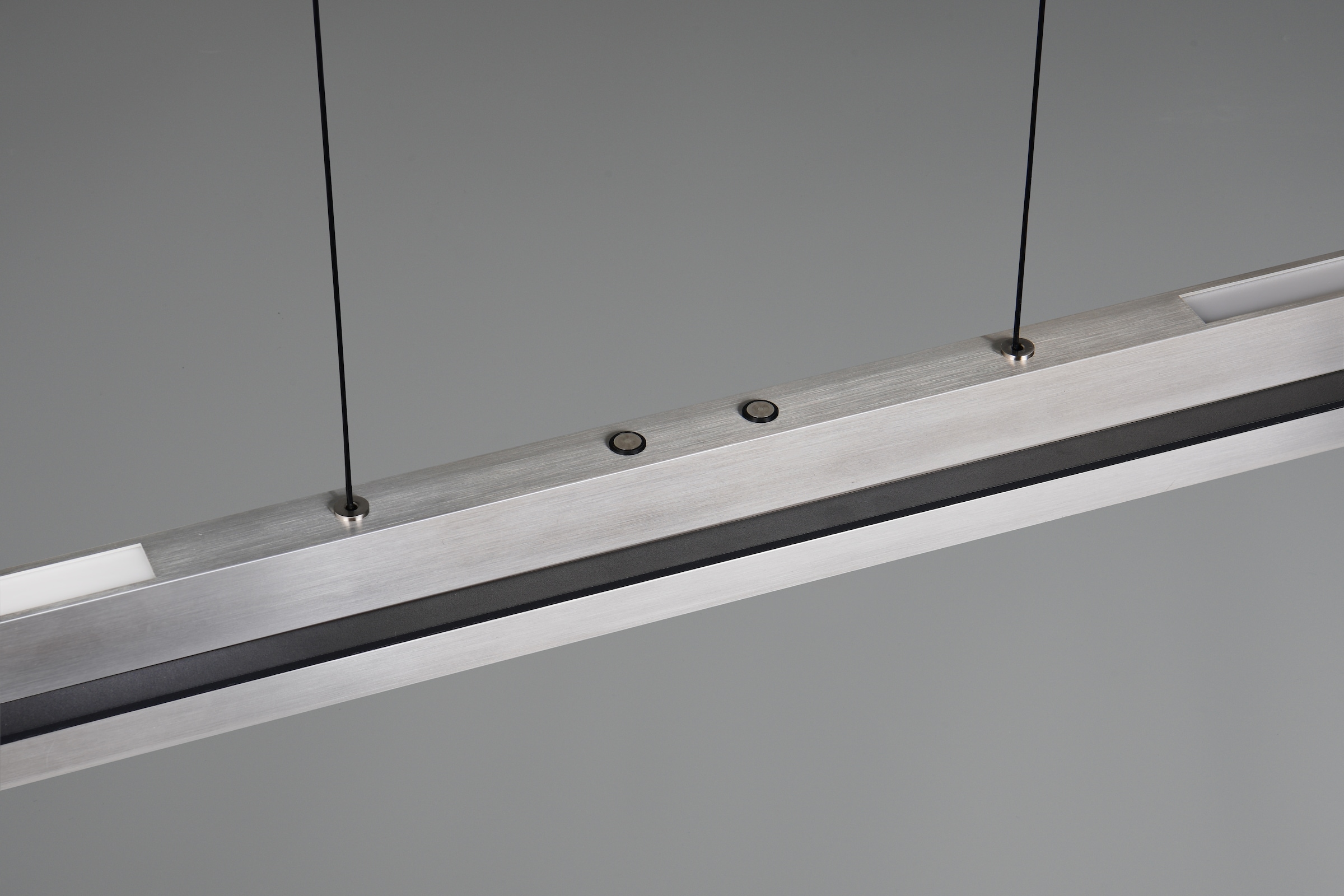 TRIO Leuchten LED Pendelleuchte »EMERSON, LED Hängeleuchte höhenverstellbar, 4-Stufen Touch Dimmer« LED-Board 1 Stk. Farbwechsler | warmweiß - kaltweiß Lichtfarbe einstellbar 2700-5000K warm- bis kaltweiß, Höhe max 150 cm