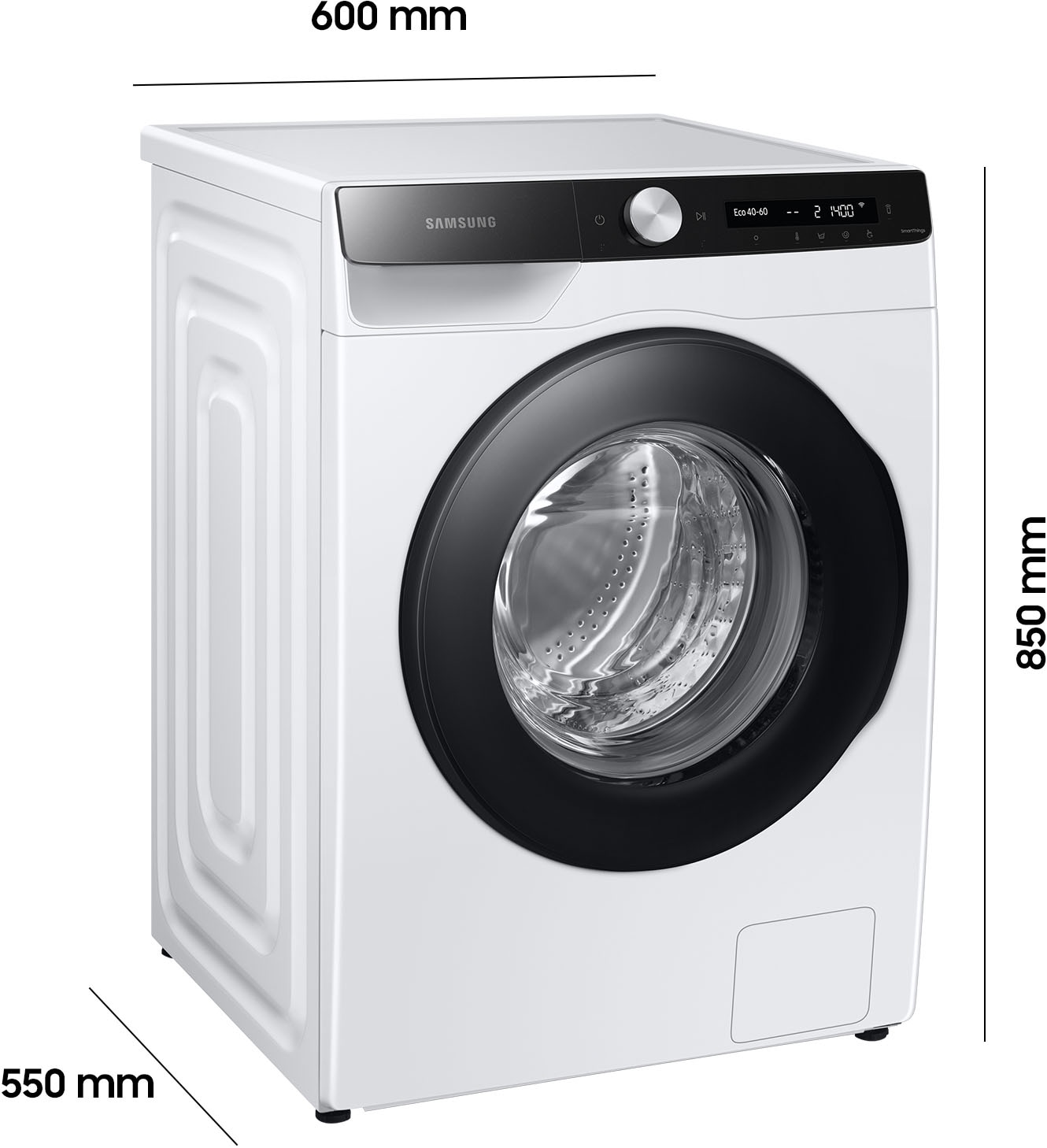 Samsung Waschmaschine »WW90T504AAE«, 9 kg, 1400 U/min