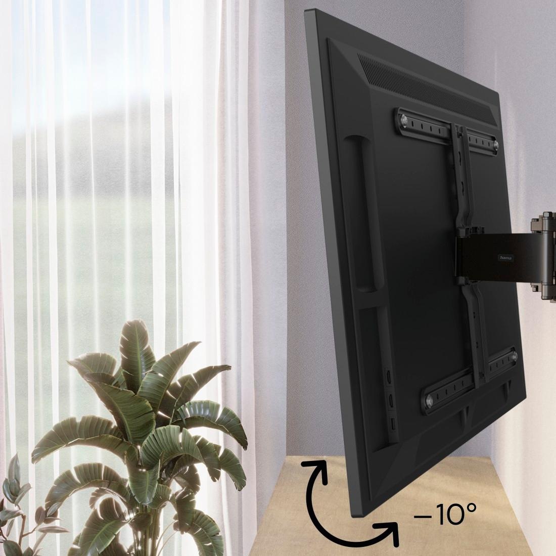 Hama TV-Wandhalterung »ultraslim, schwenkbar, vollbeweglich, 37“-90", 43, 50, 55, 65, 75«, bis 229 cm Zoll