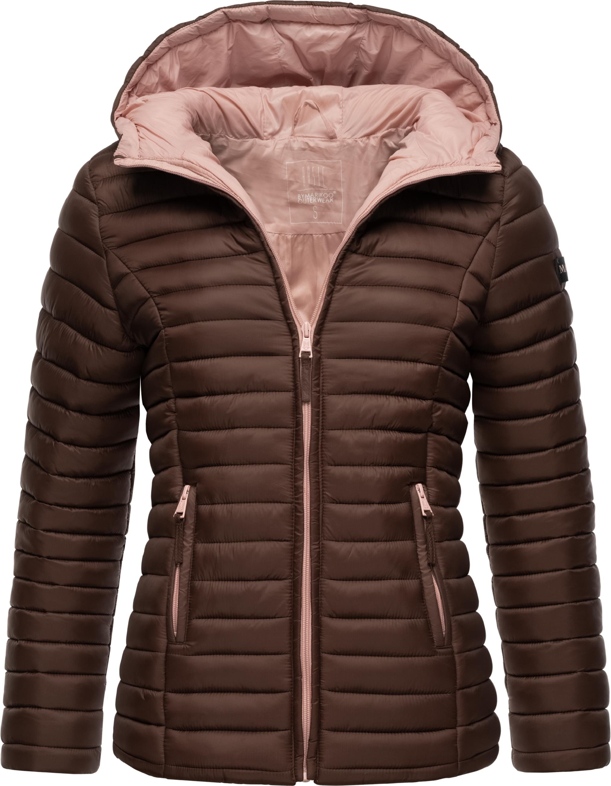 Marikoo Steppjacke »Übergangsjacke Asraa« mit Kapuze