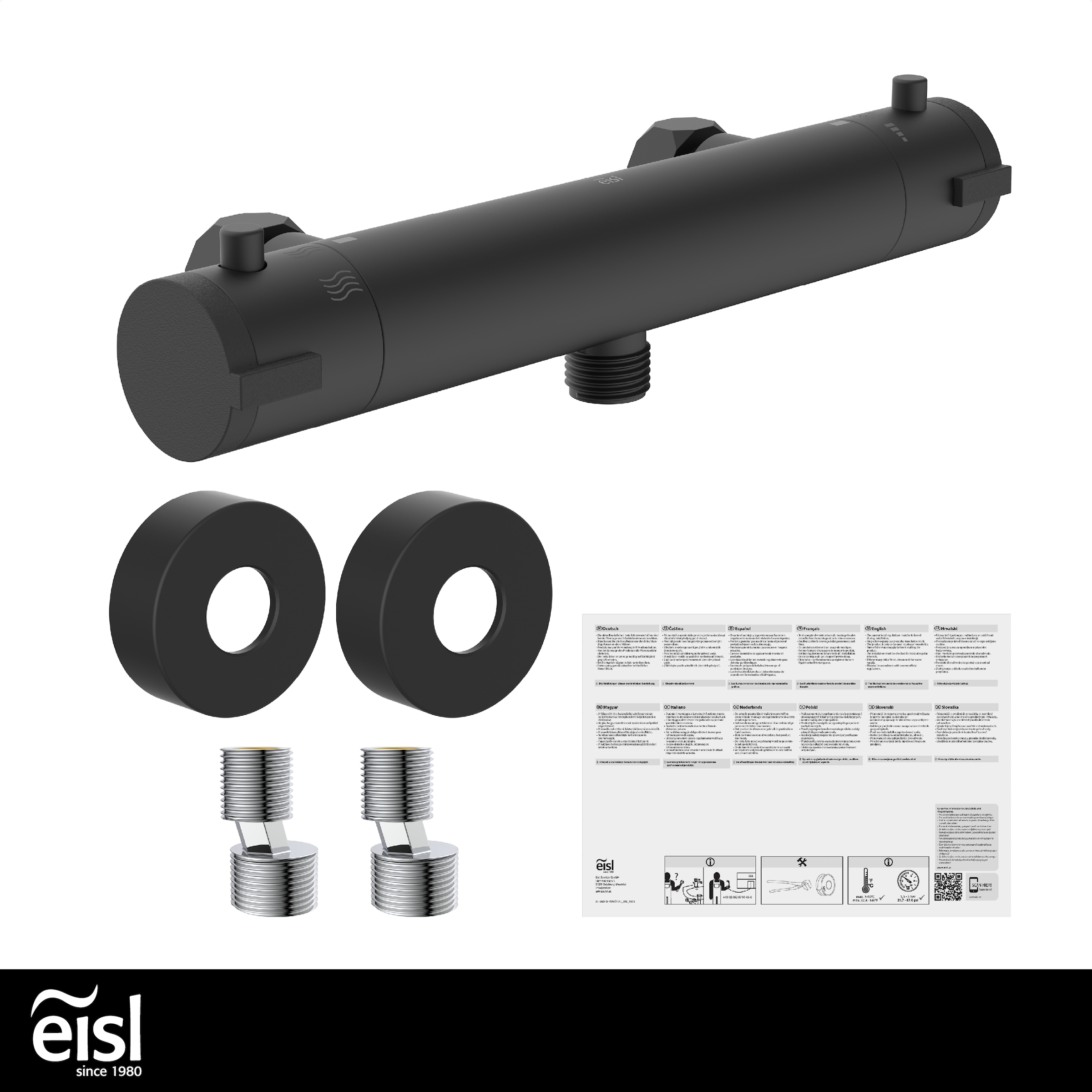 Eisl Duscharmatur »CLAUDIO«, mit Thermostat, Mischbatterie Dusche, Duschthermostat