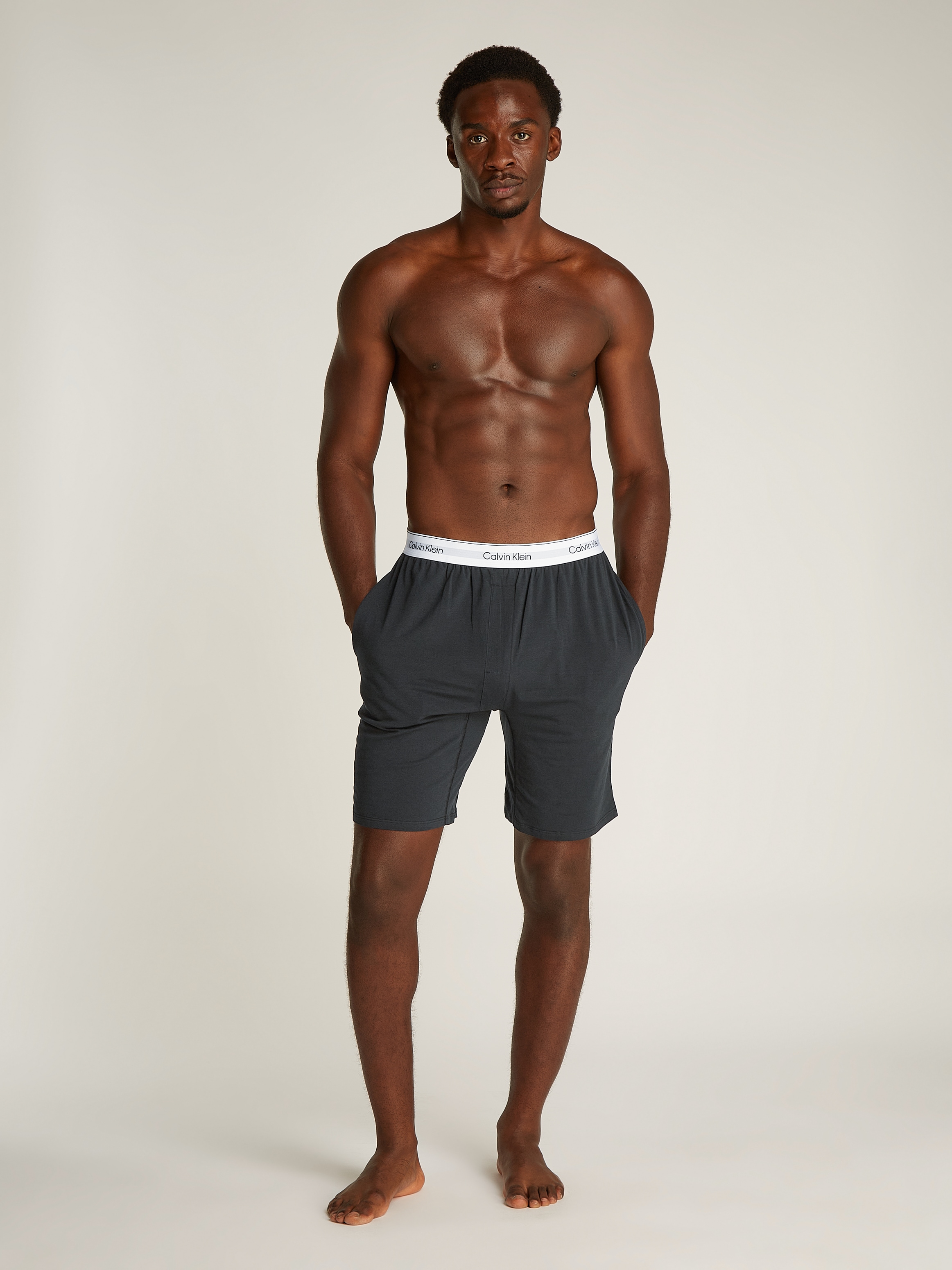 Calvin Klein Underwear Schlafshorts »SLEEP SHORT«, mit Logobund