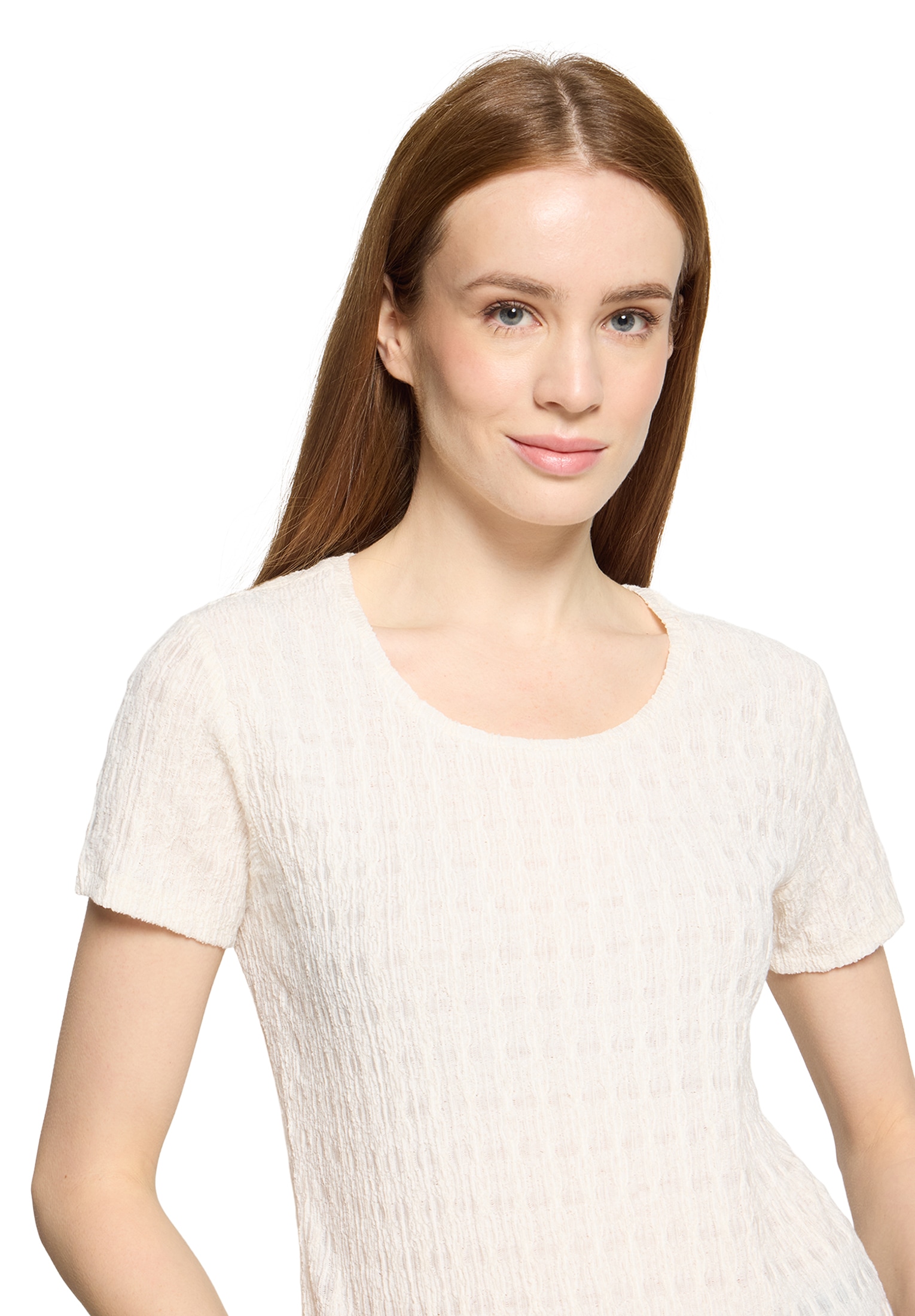 Cartoon Rundhalsshirt »Rundhals-Shirt mit Struktur«