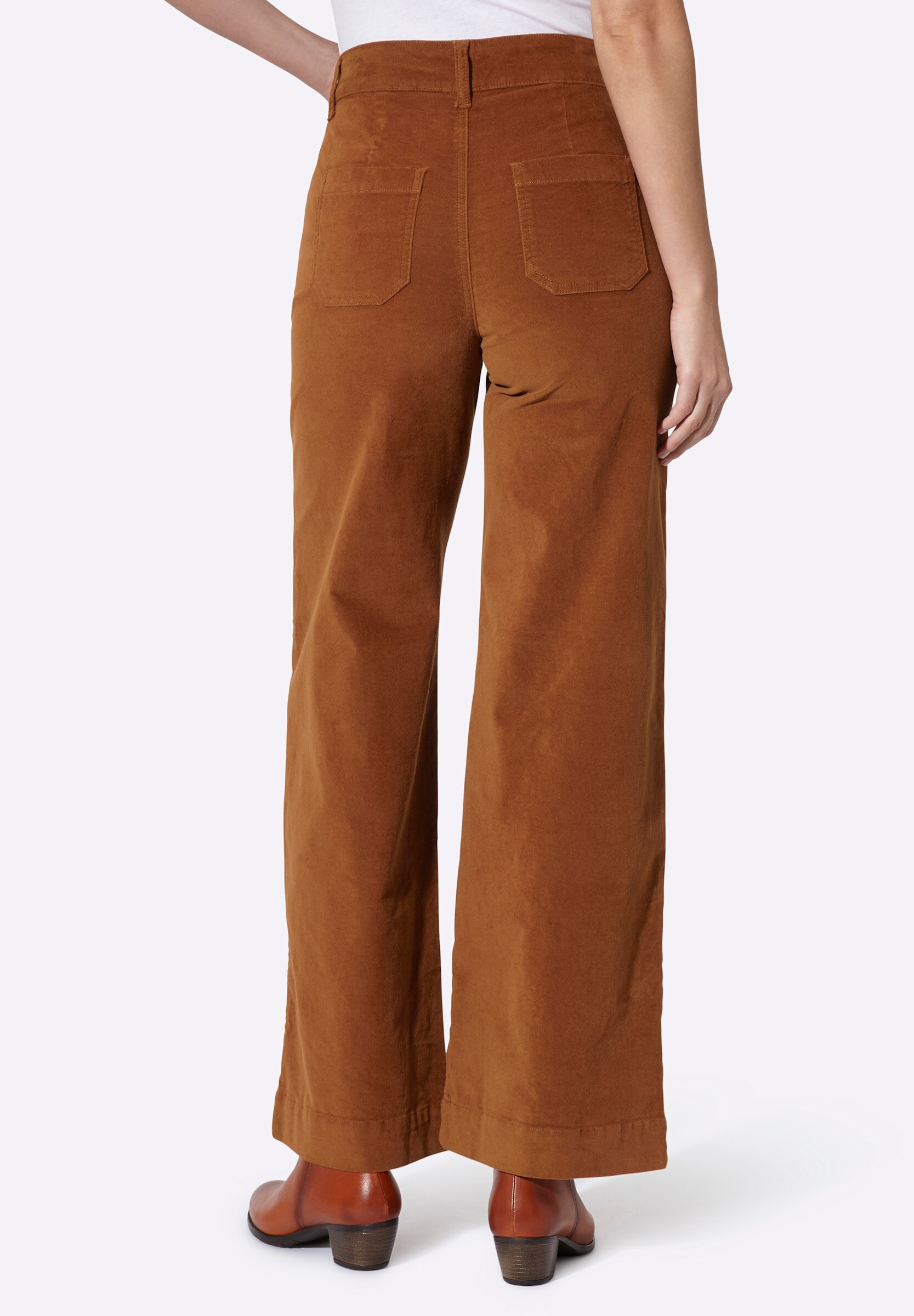 heine Stoffhose »Samt-Hose Samthose mit Wellenkanten«