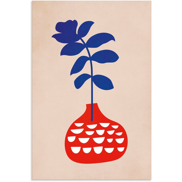 Artland Wandbild »Wilde Blume«, Vasen & Töpfe, (1 St.), als Alubild,  Leinwandbild, Wandaufkleber oder Poster in versch. Größen auf Rechnung  bestellen