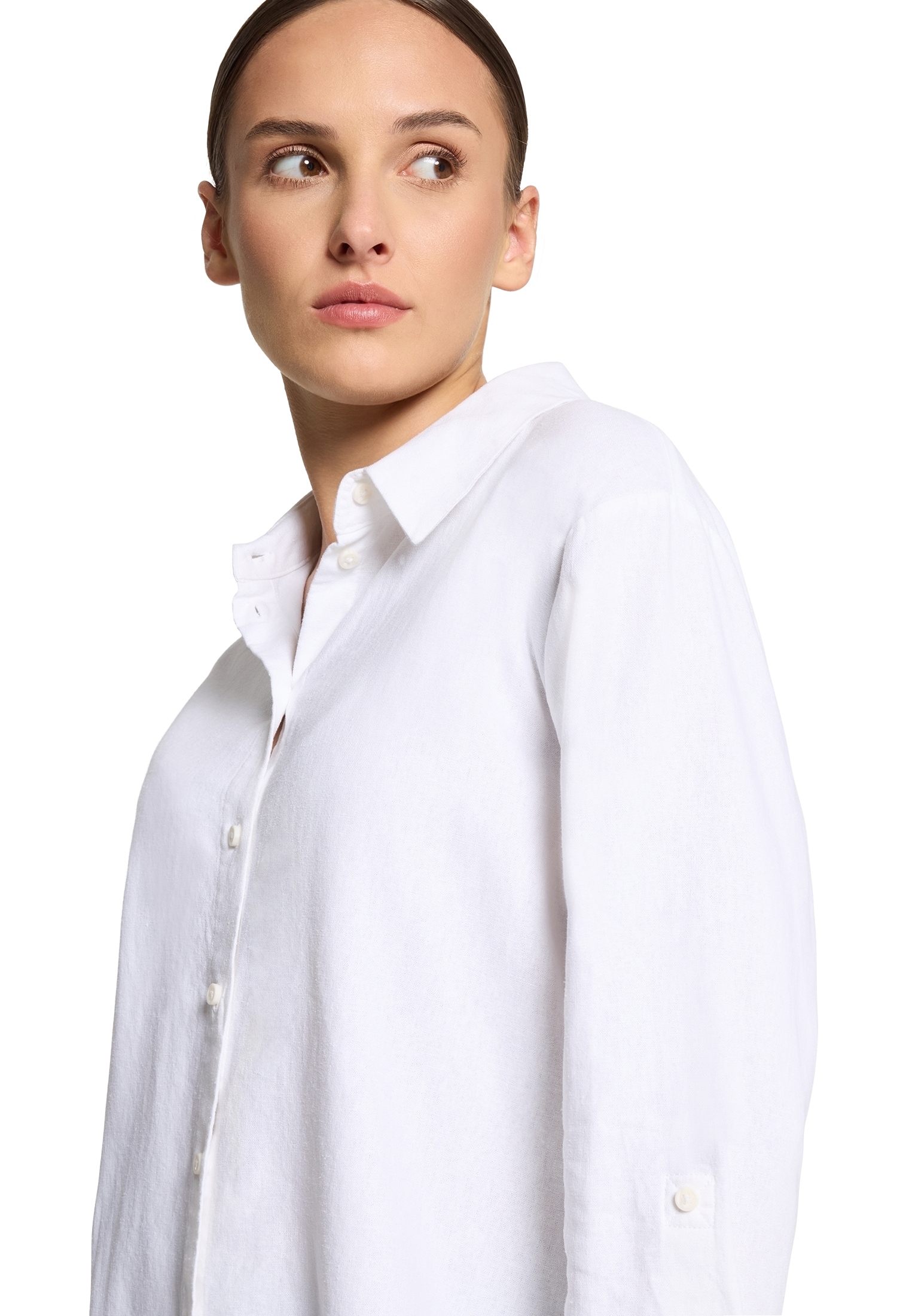 Betty&Co Klassische Bluse »Leinenbluse langarm«