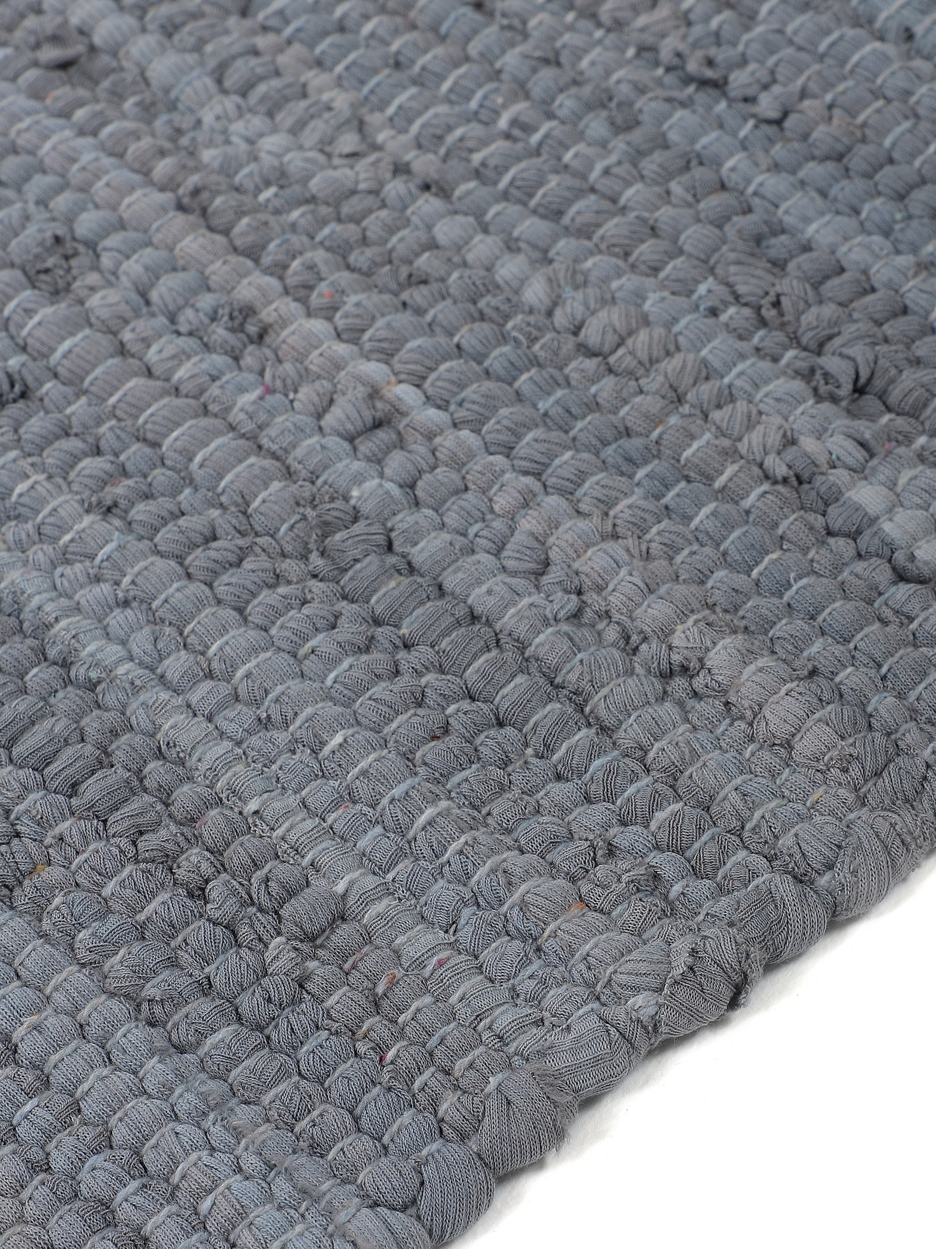 carpetfine Teppich »Kelim Chindi uni, auch als Läufer«, rechteckig, 5 mm Höhe, Wendeteppich, reine Baumwolle, handgewebt, Uni-Farben, mit Fransen