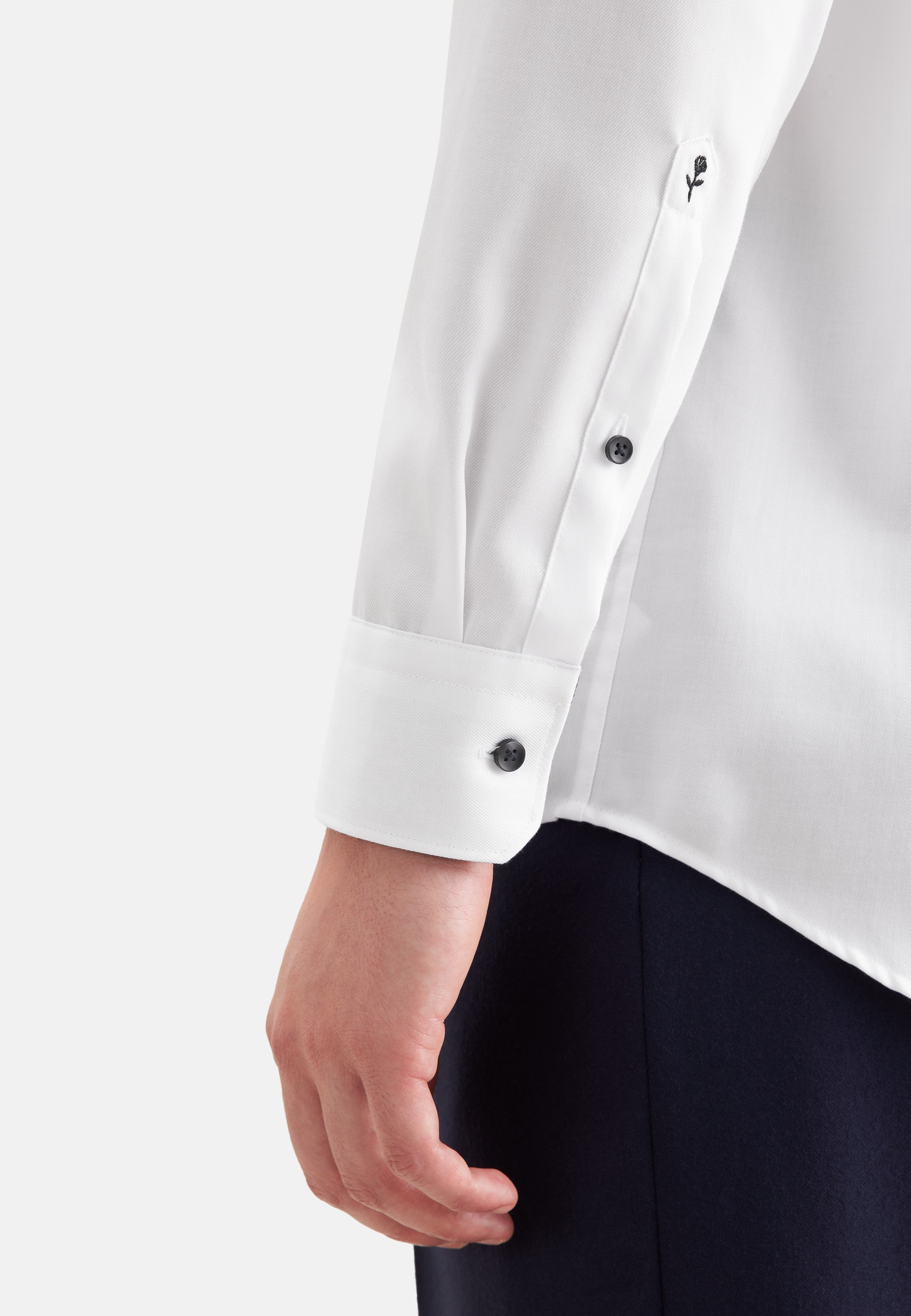 seidensticker Businesshemd »Schwarze Rose« Regular 1/1 Button-Down-Kragen Uni