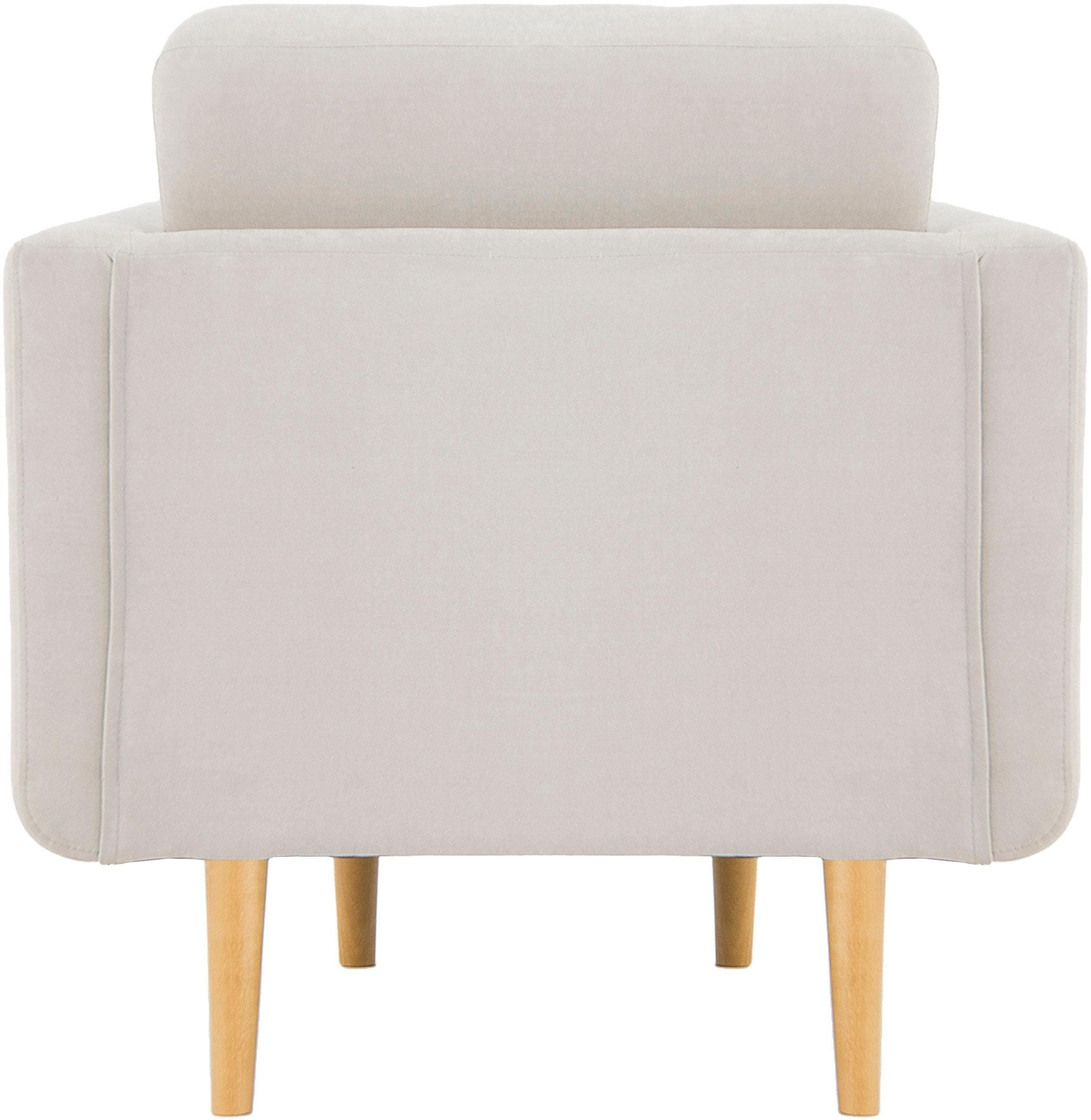 Home affaire Sessel »Brest«, mit Knopfheftung und Steppung im Rücken, geradliniges Design