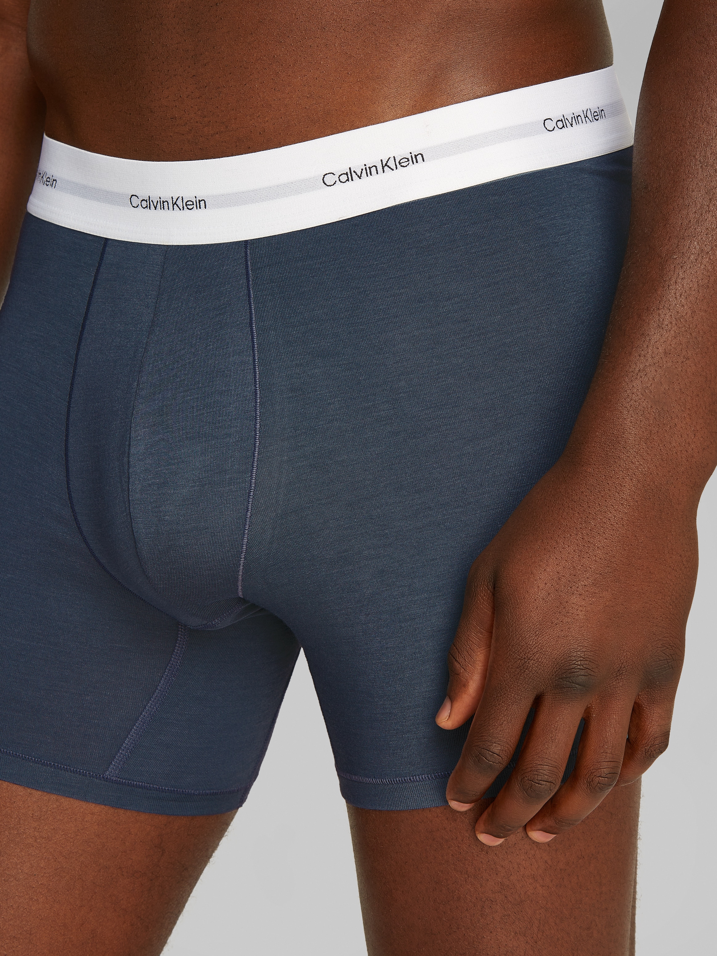Calvin Klein Underwear Boxershorts »BOXER BRIEF 3PK«, (Packung, 3 St., 3er-Pack), mit Logobund