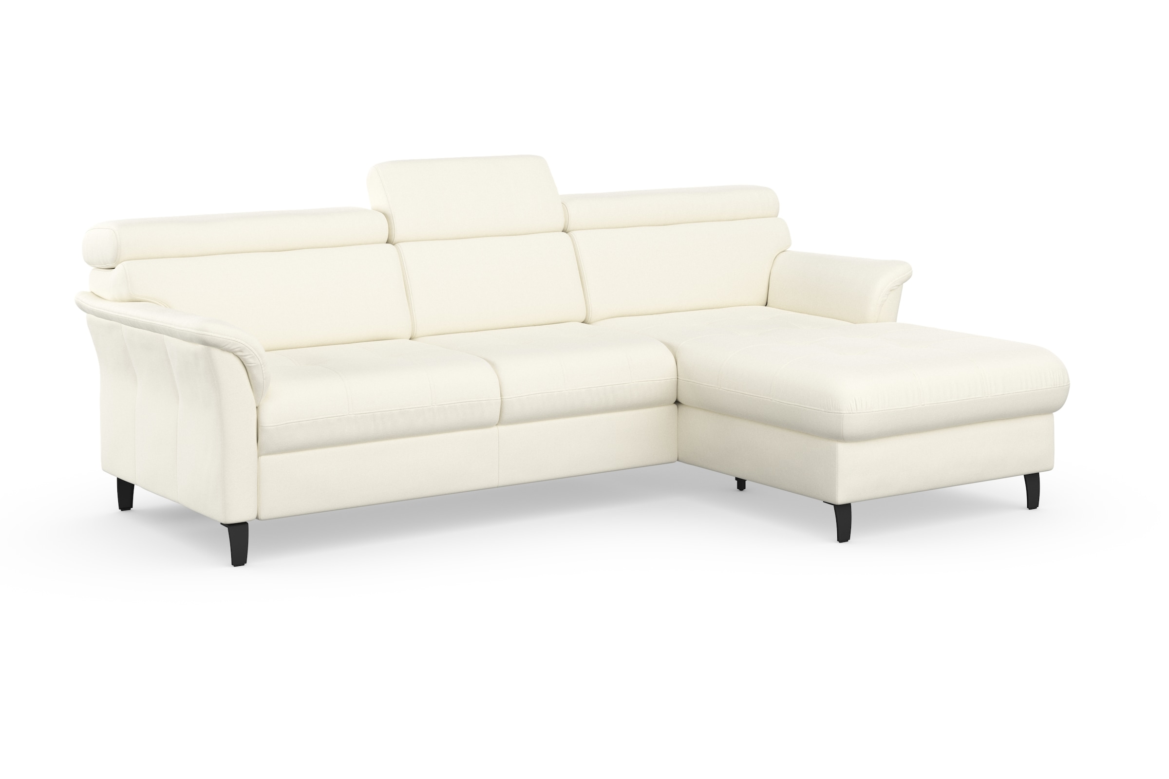 sit&more Ecksofa »Marano L-Form«, inklusive Kopfteilverstellung, wahlweise mit Bettfunktion, Bettkasten