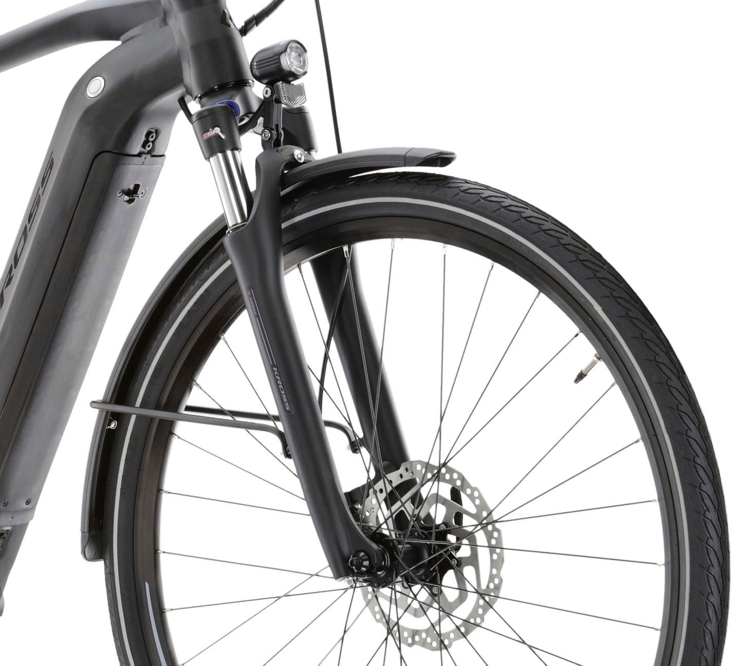 Kross E-Bike »E-Trekkingrad Trans Hybrid 4.0 28 Zoll schwarz«, 9 Gang, Shimano, Acera T3000, Mittelmotor 250 W, Pedelec, Elektrofahrrad für Herren