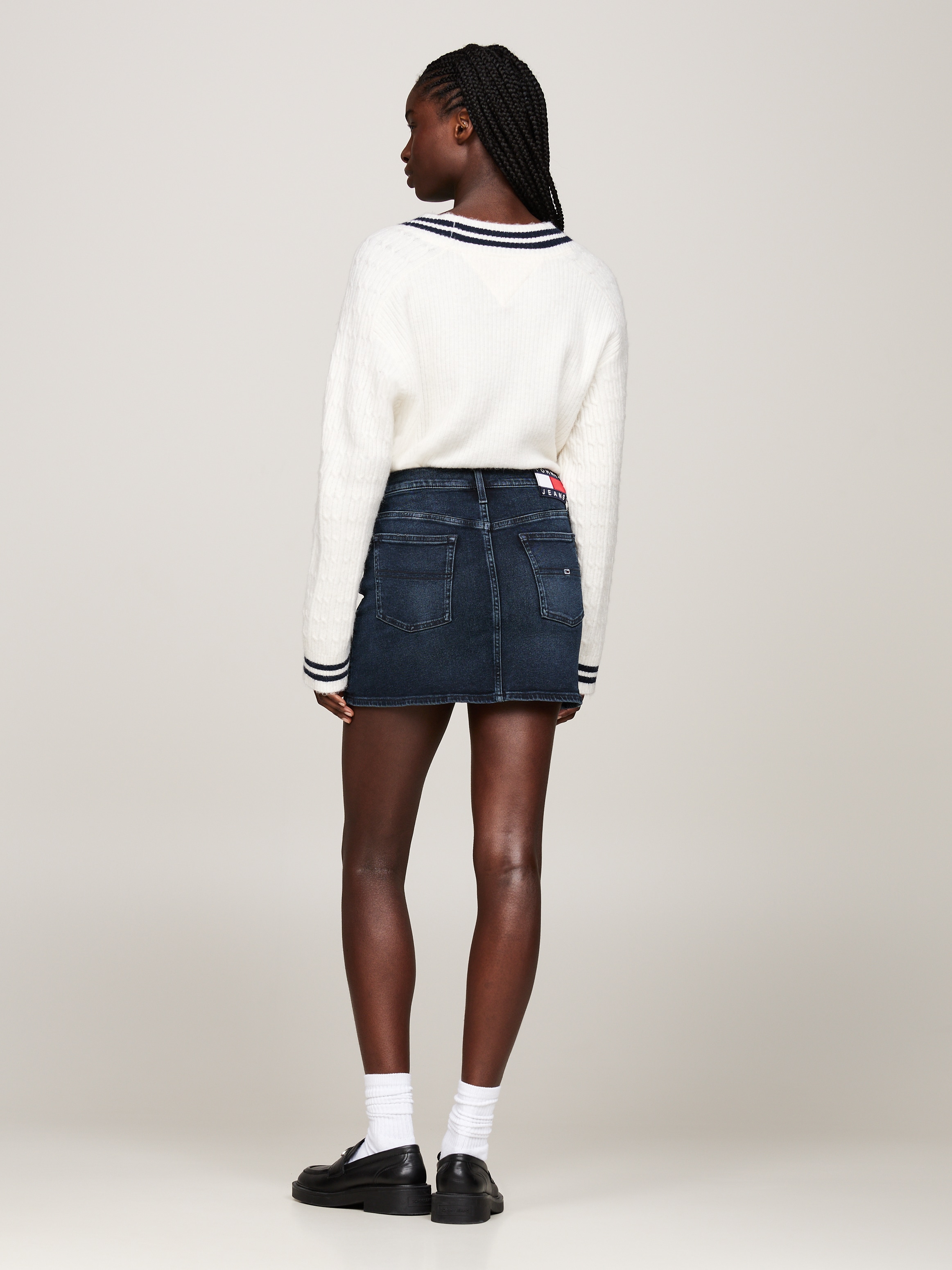 Tommy Jeans Jeansrock »IZZIE MR MN SKIRT DH6268«, mit Used-Waschung, im 5-Pocket-Stil