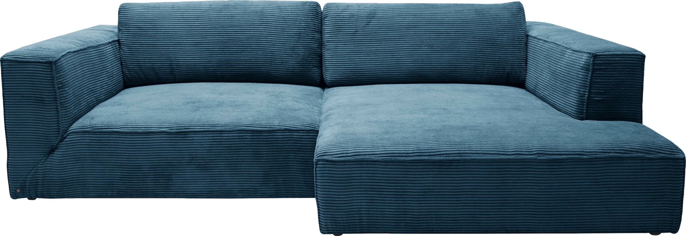 Ecksofa »Big Cube Style«, (2 St.), mit cleanen Stegkissen, extra große Sitztiefe,...