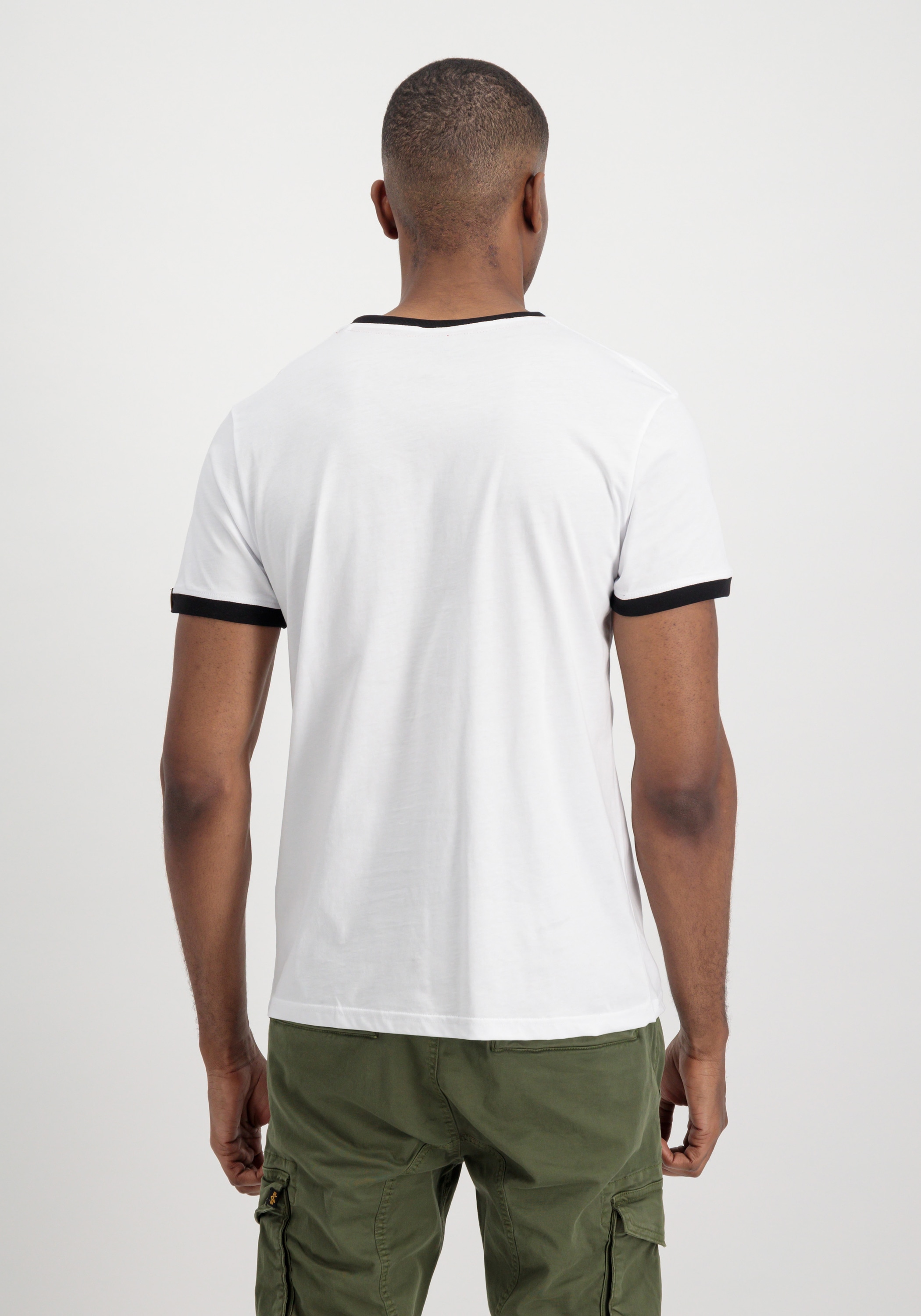 Alpha Industries T-Shirt »Alpha Industries Men - T-Shirts Basic T-Shirt Contrast ML«