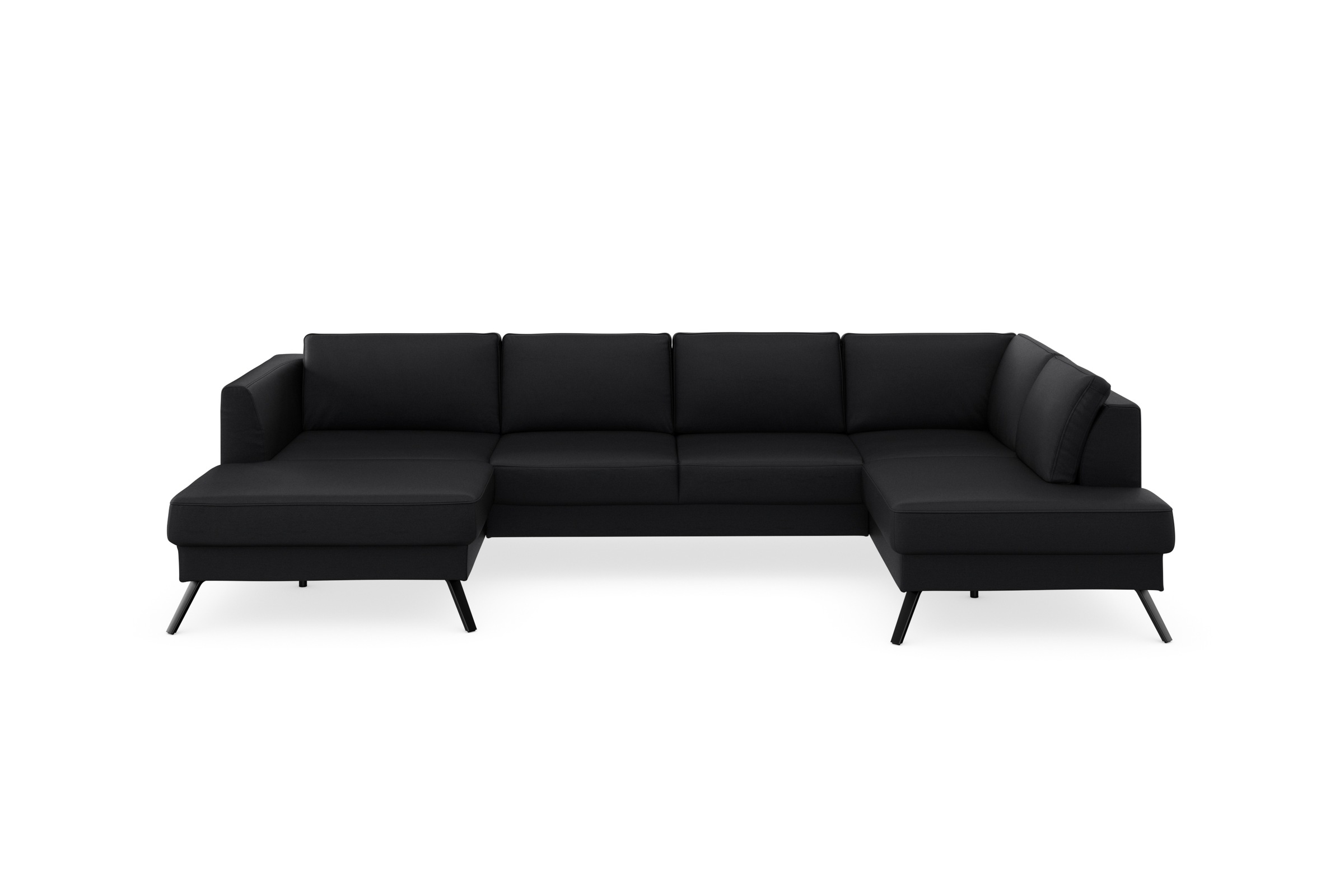 sit&more Wohnlandschaft »Lindholm U-Form«, mit Sitztiefenverstellung und Federkern