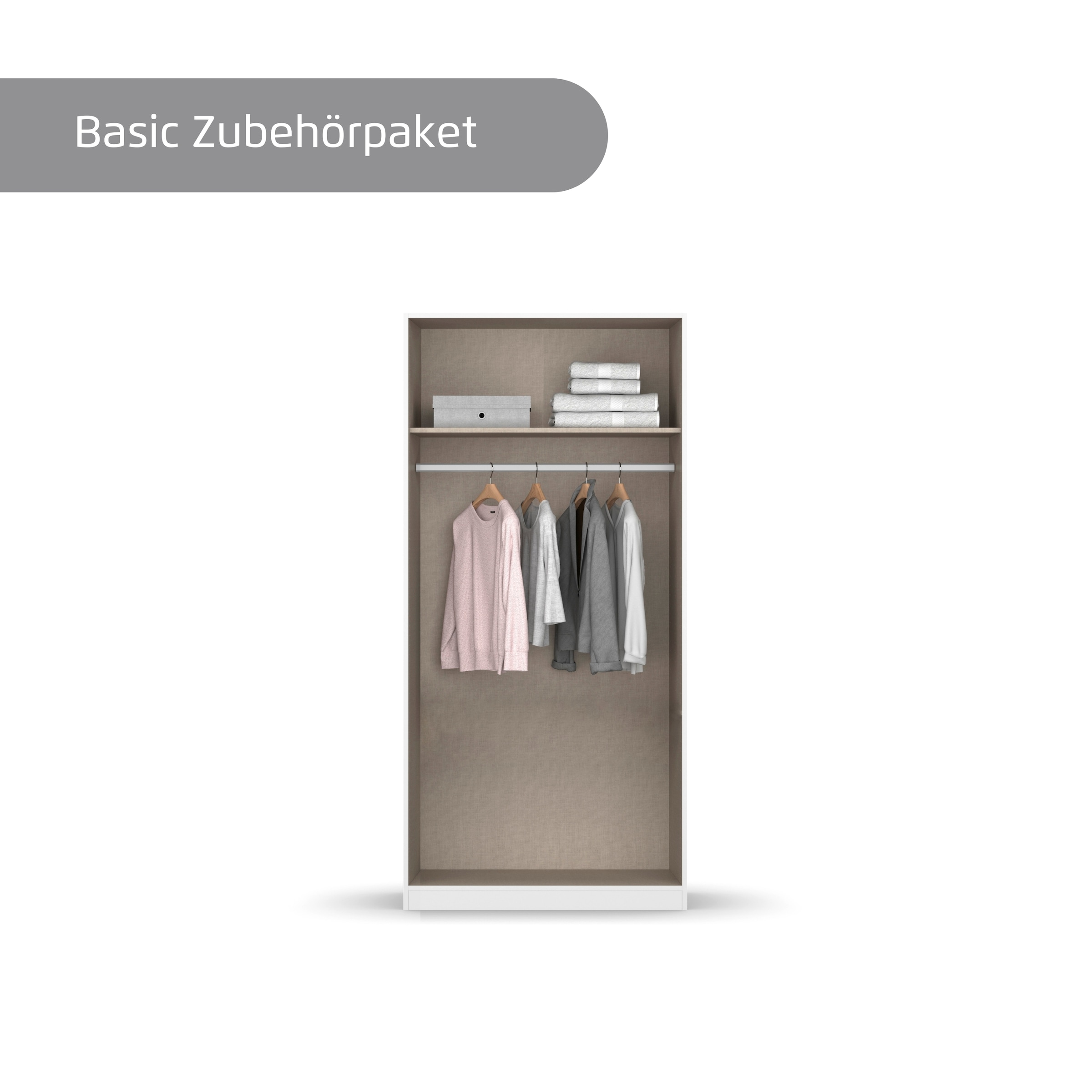 rauch Jugendzimmer-Set »Kinderzimmer Komplettzimmer Schlafzimmer-Set (4-tlg.) MARLENE« Set, in 3 verschiedenen Ausstattungen BASIC/CLASSIC/PREMIUM, 4 Stk. tlg. erhältlich in verschiedenen Bett- und Schrank-Breiten MADE IN GERMANY