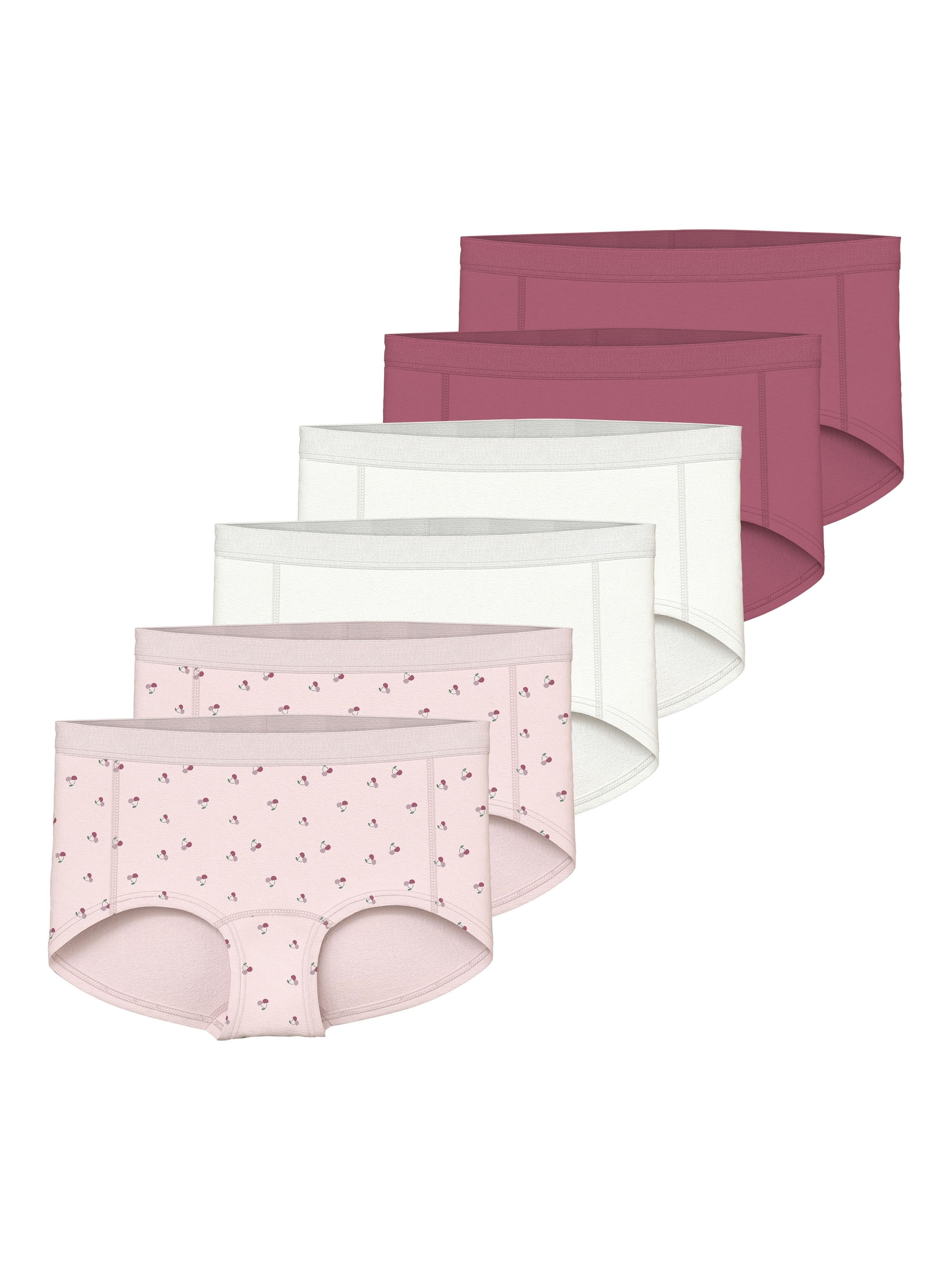 Name It Hipster »NKFHIPSTER 6P BUTTERCREAM FLORAL NOOS« Packung, 6 Stk.