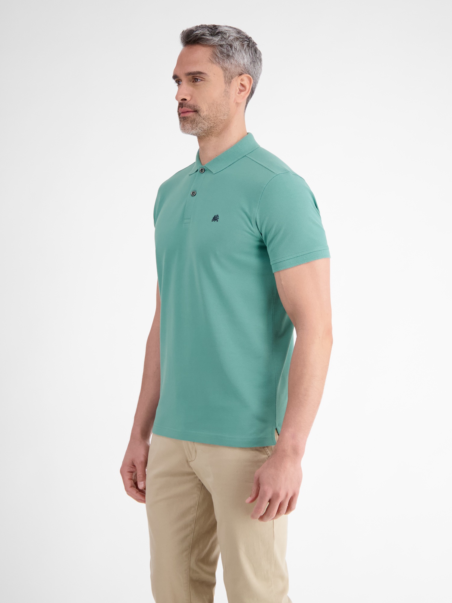 LERROS Poloshirt »LERROS Basic Poloshirt für Herren, unifarben«