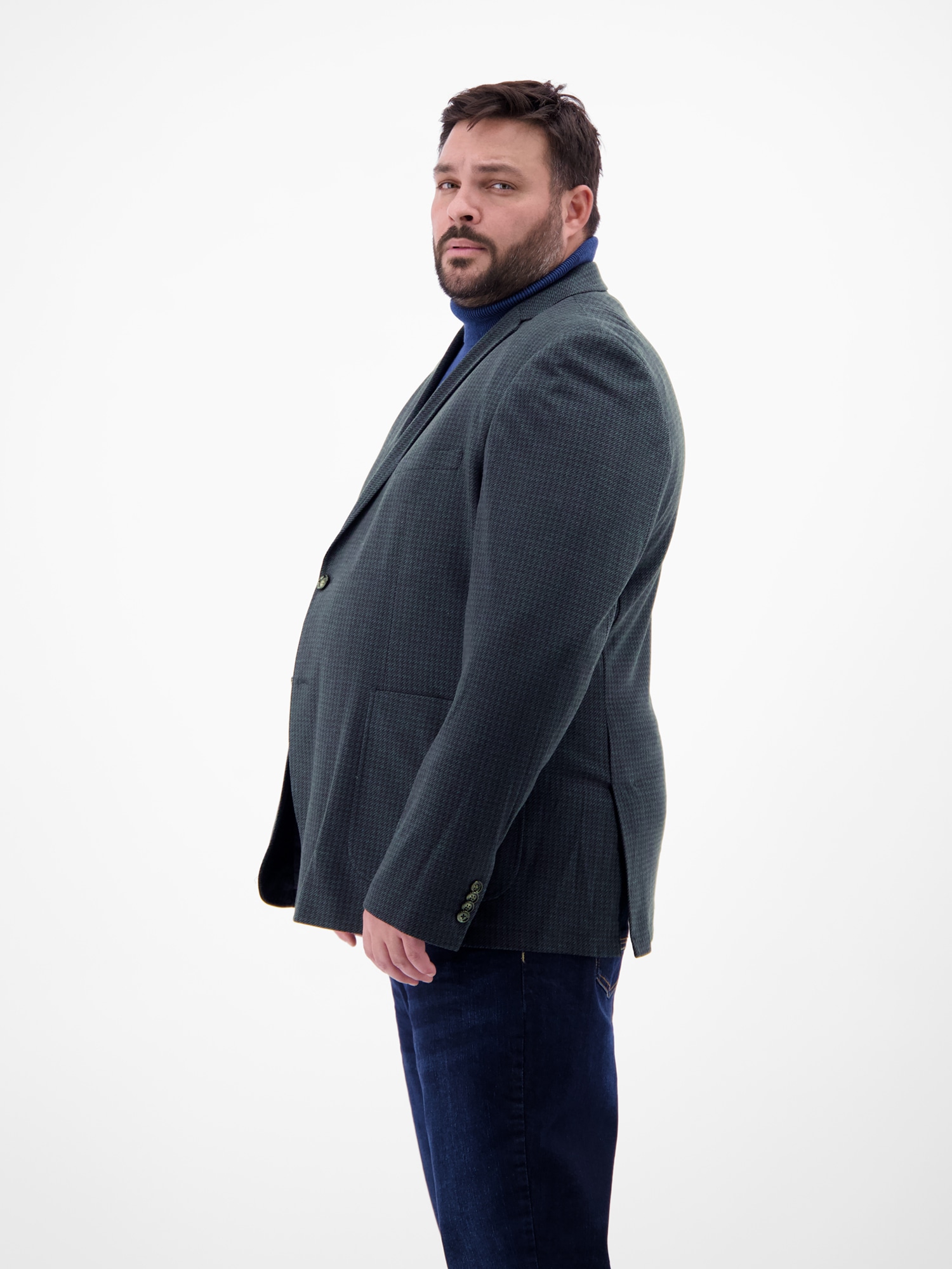 LERROS Jerseysakko »LERROS Herren Sakko in Twillqualität, 3XL bis 6XL«