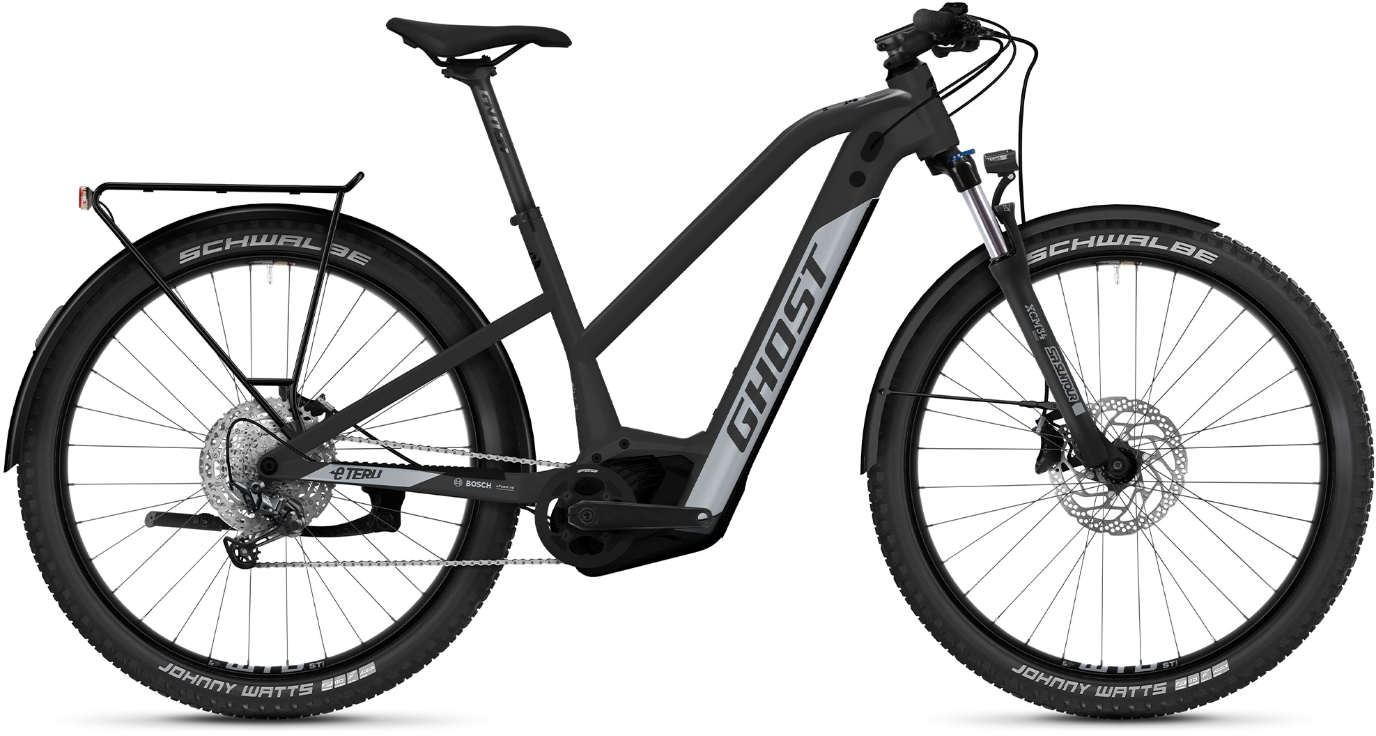 E-Bike »E-Teru B Advanced EQ«, 12 Gang, Shimano, SLX RD-M7100, Mittelmotor 250 W,...