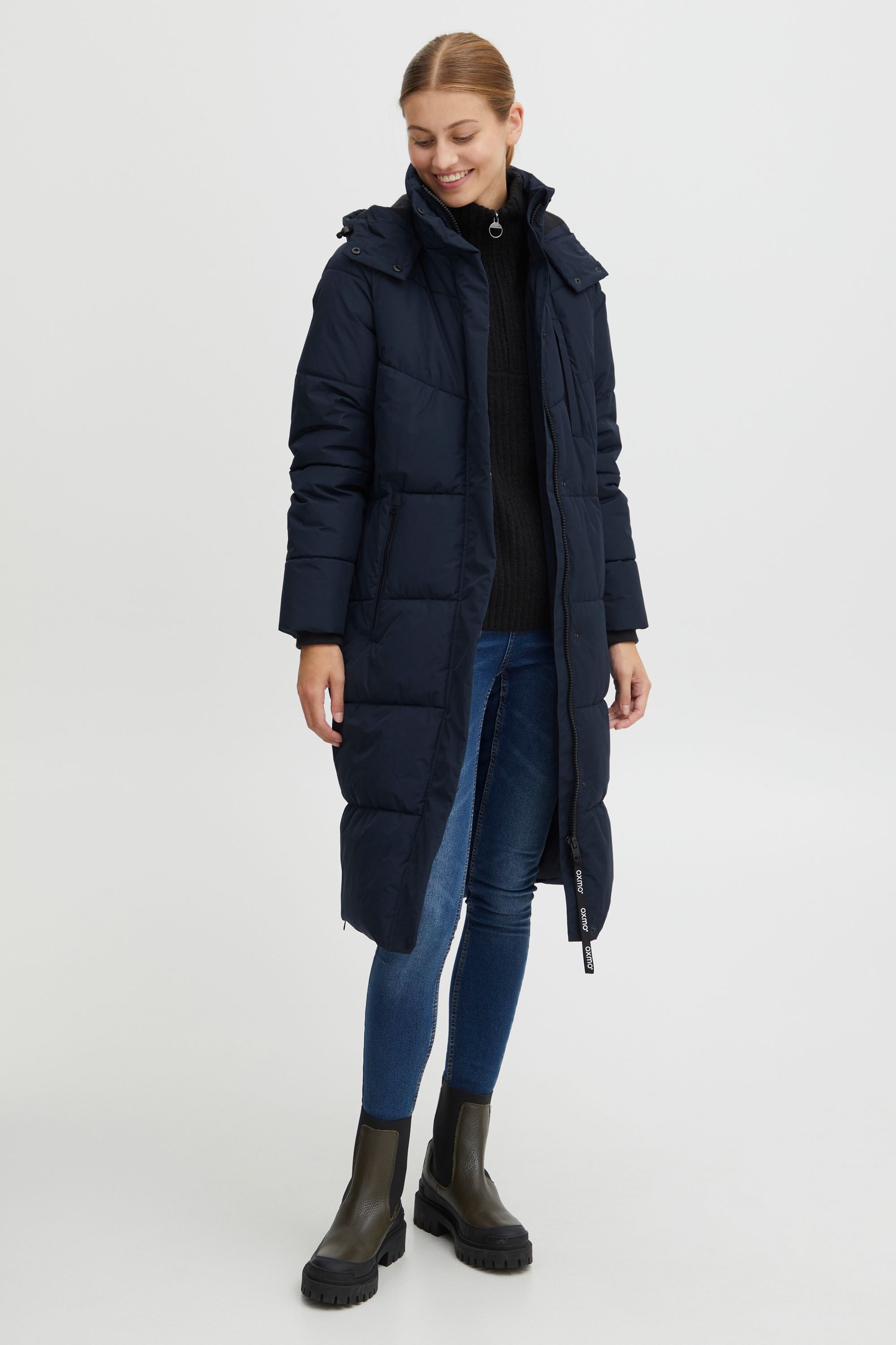 OXMO Winterjacke »Winterjacke OXJulie«, mit Kapuze