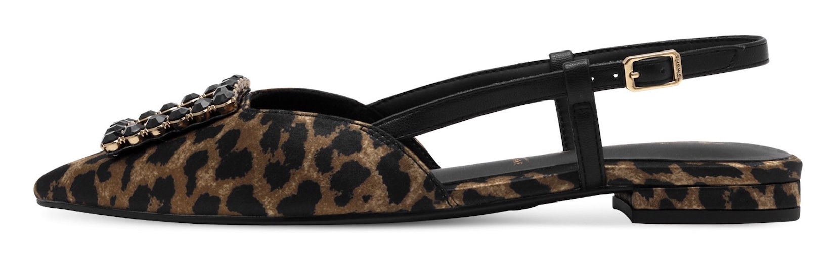 Tamaris Slingpumps  , Blockabsatz, Sommerschuh mit schickem Schmuckelement