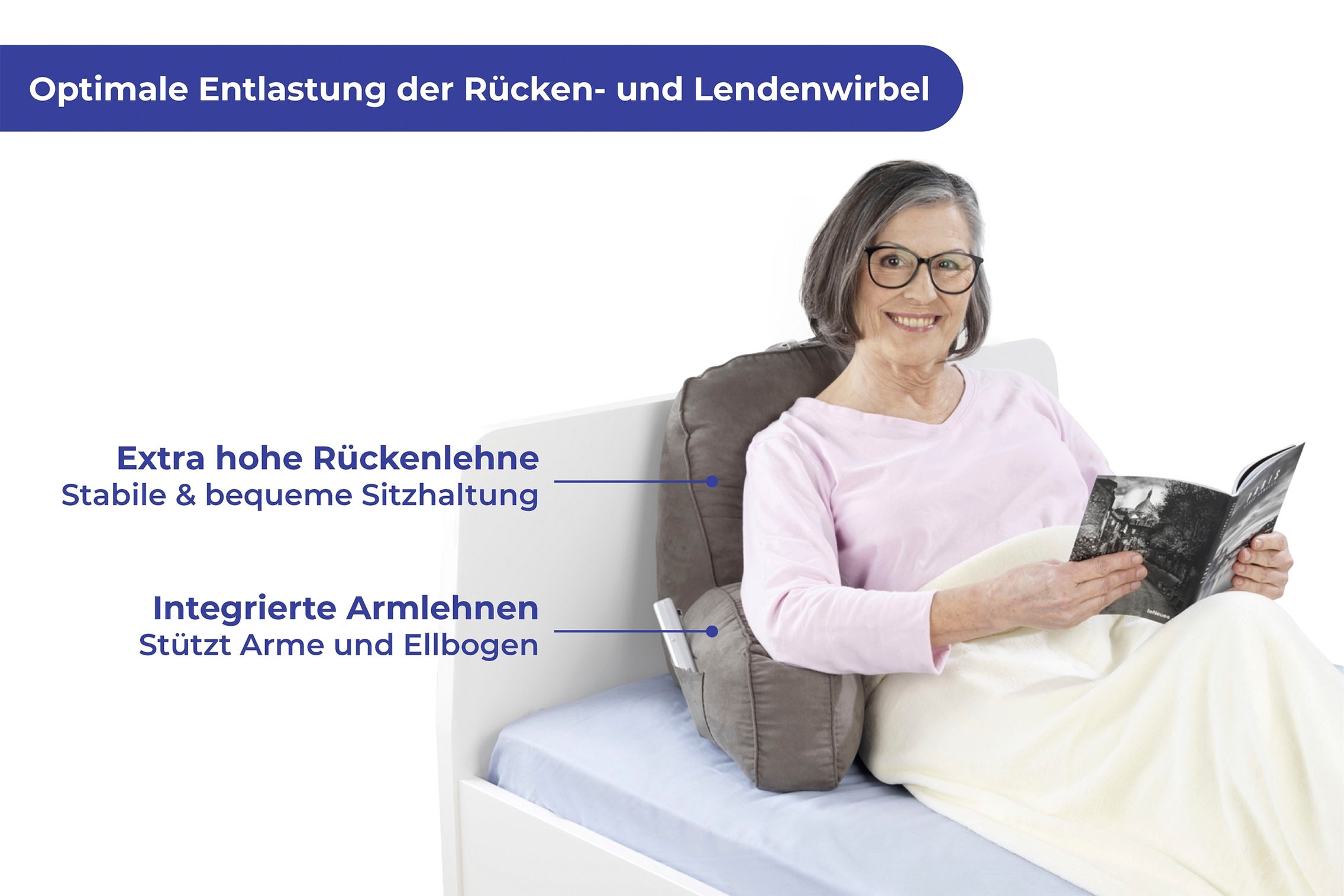 Maximex Rückenkissen »mit Wärme- und Kälte-Effekt« mit Tragegriffen