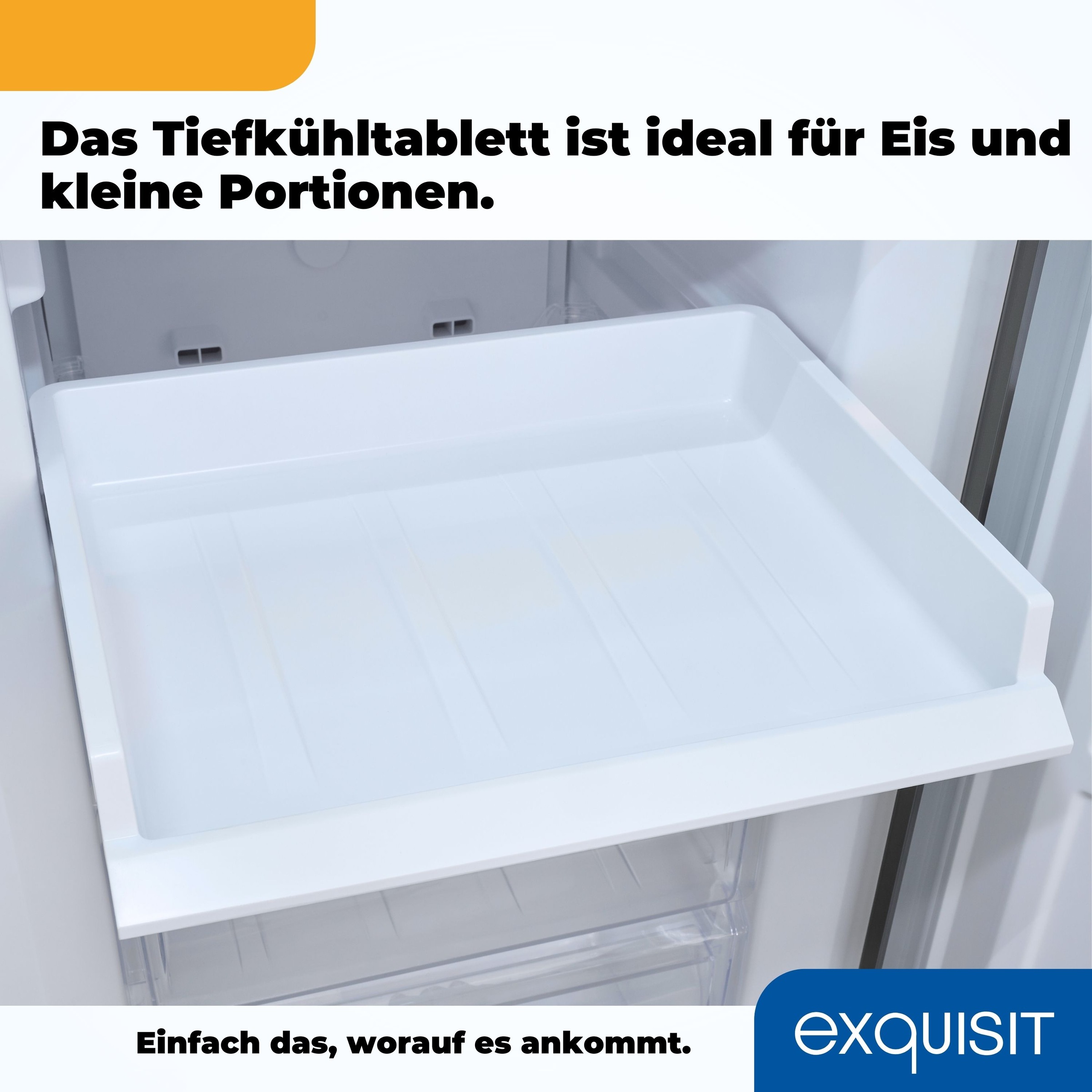 exquisit Kühl-/Gefrierkombination »KGC250-85--040D inoxlook«