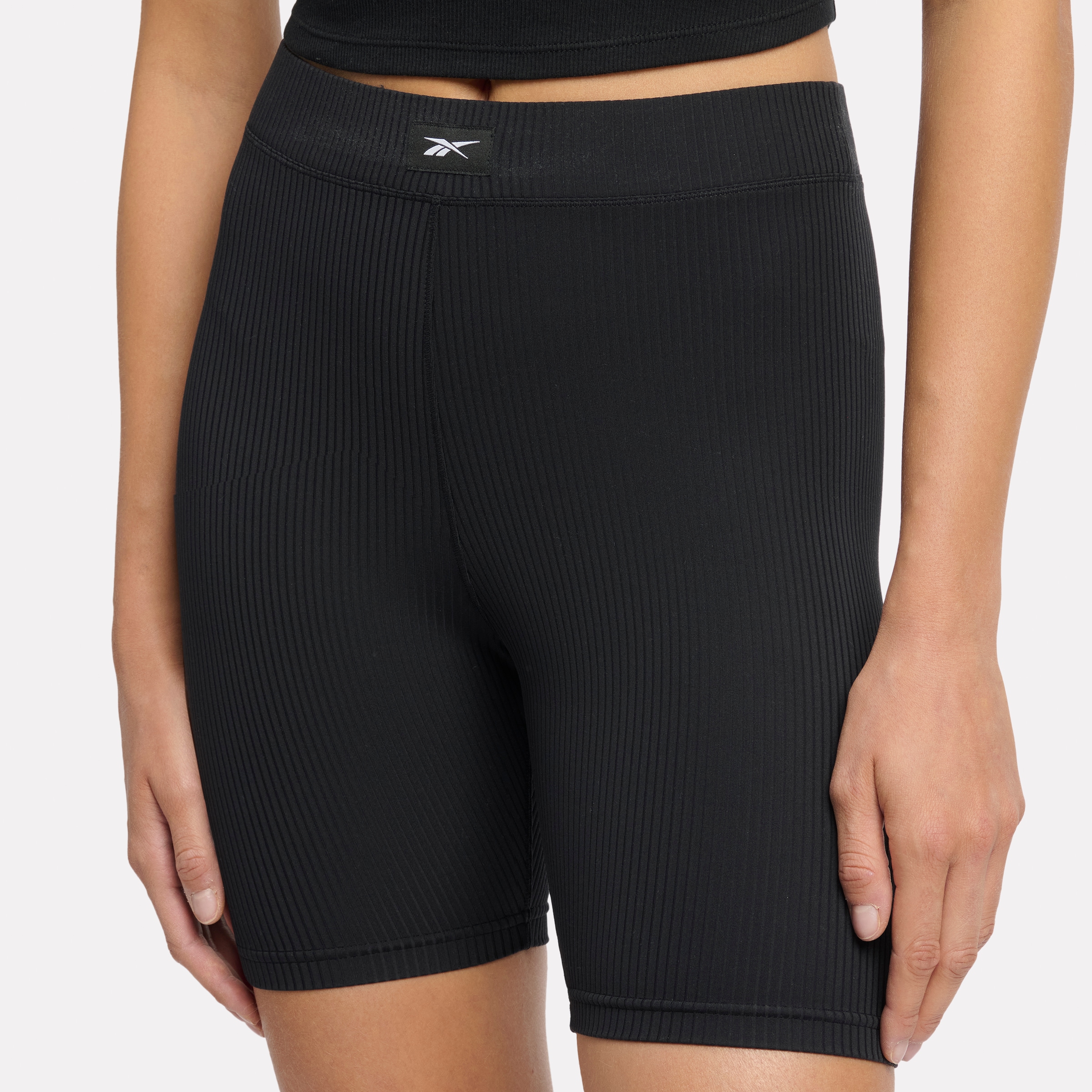 Reebok Bikerhose »RIB BIKE SHORT/BLACK«  Bikerhose-Schnitt, mit Elasthan-Anteil, aus Polyester und Elasthan