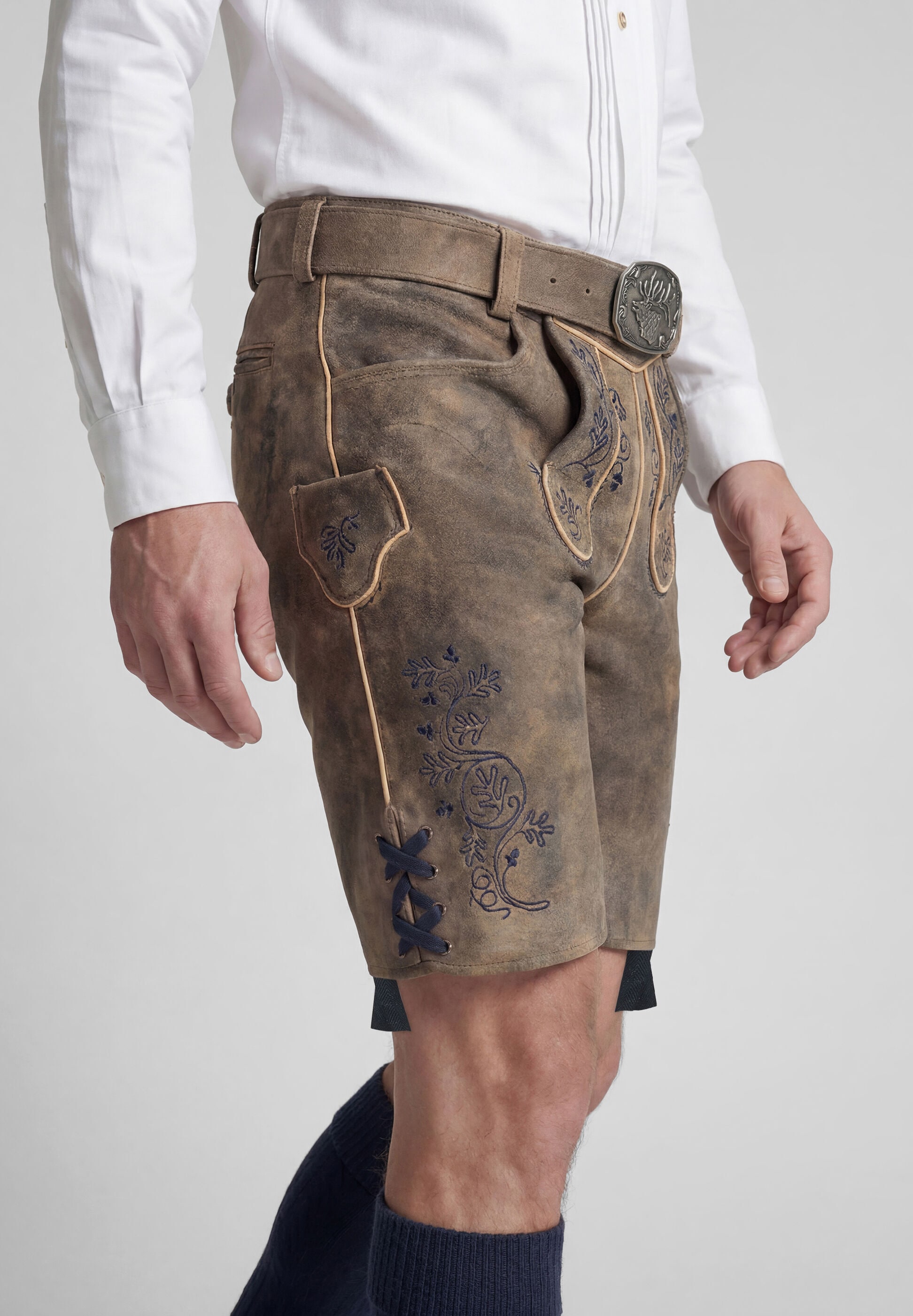 Spieth & Wensky Lederhose »Spieth & Wensky Lederhose Kandersteg«  mit passendem Gürtel