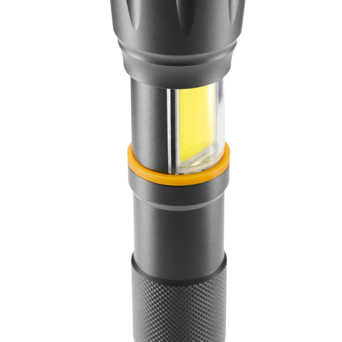Hama LED Taschenlampe »LED-Taschenlampe, Batterien, Zoom, COB, Aluminium, 3 Modi« stromsparend, robust