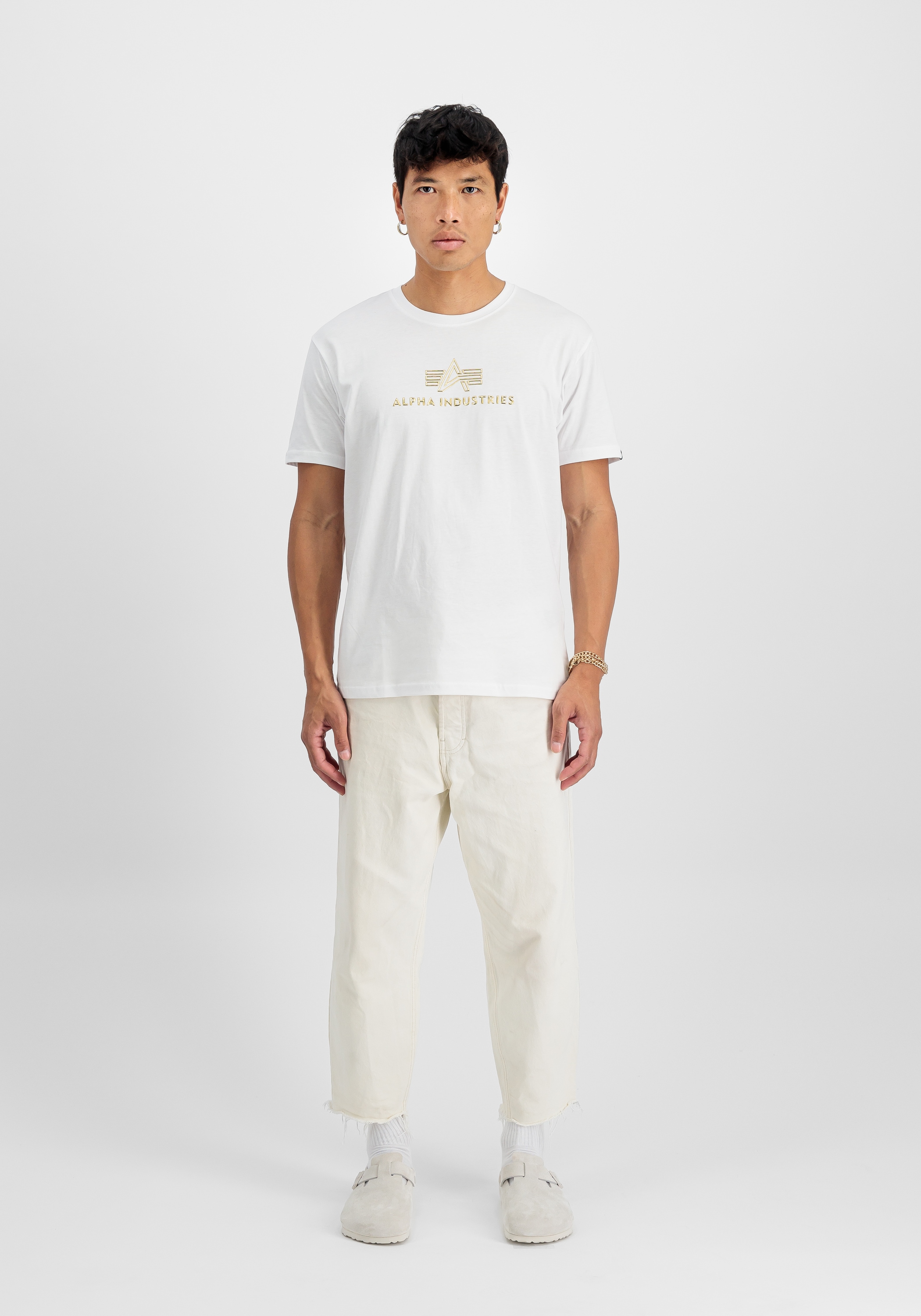 Alpha Industries T-Shirt »Alpha Industries Men - T-Shirts Basic Mid Logo TPU T-Shirt«
