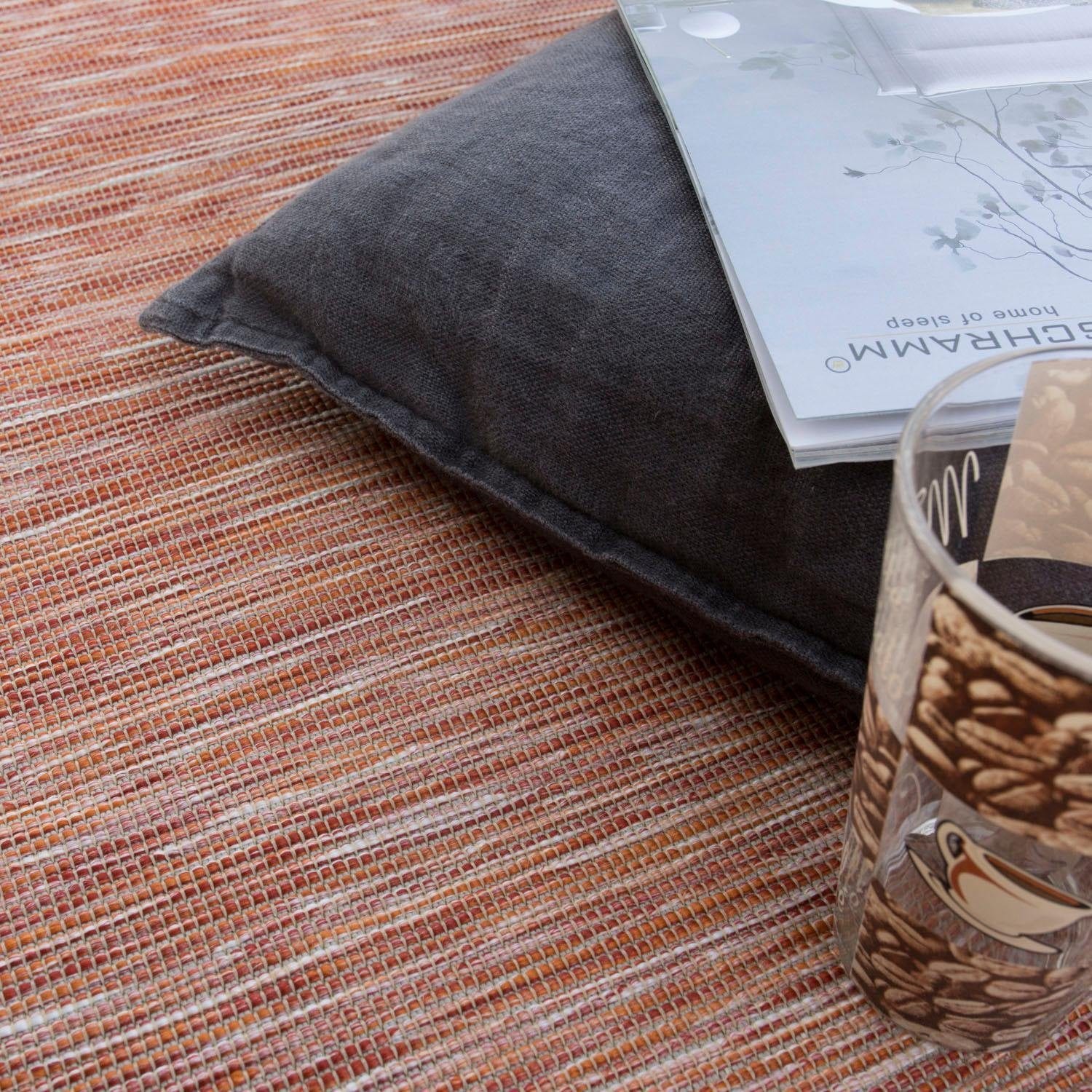 Paco Home Teppich »Sunset 620«, geeignet, rechteckig, In- Outdoor kaufen Flachgewebe, und meliert, Wohnzimmer online