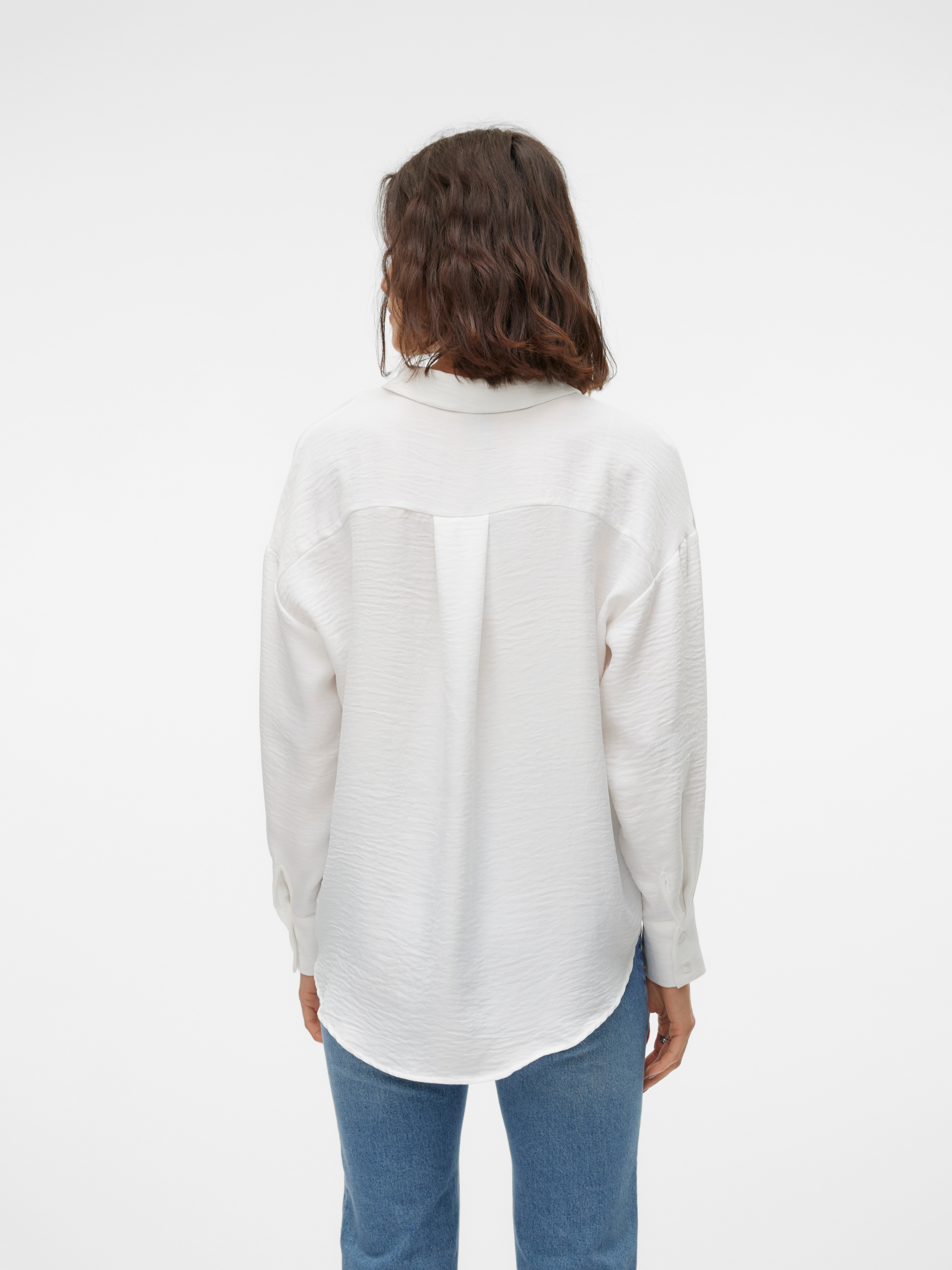 Vero Moda Langarmbluse »VMMELANEY QUEENY LS SHIRT WVN NOOS«