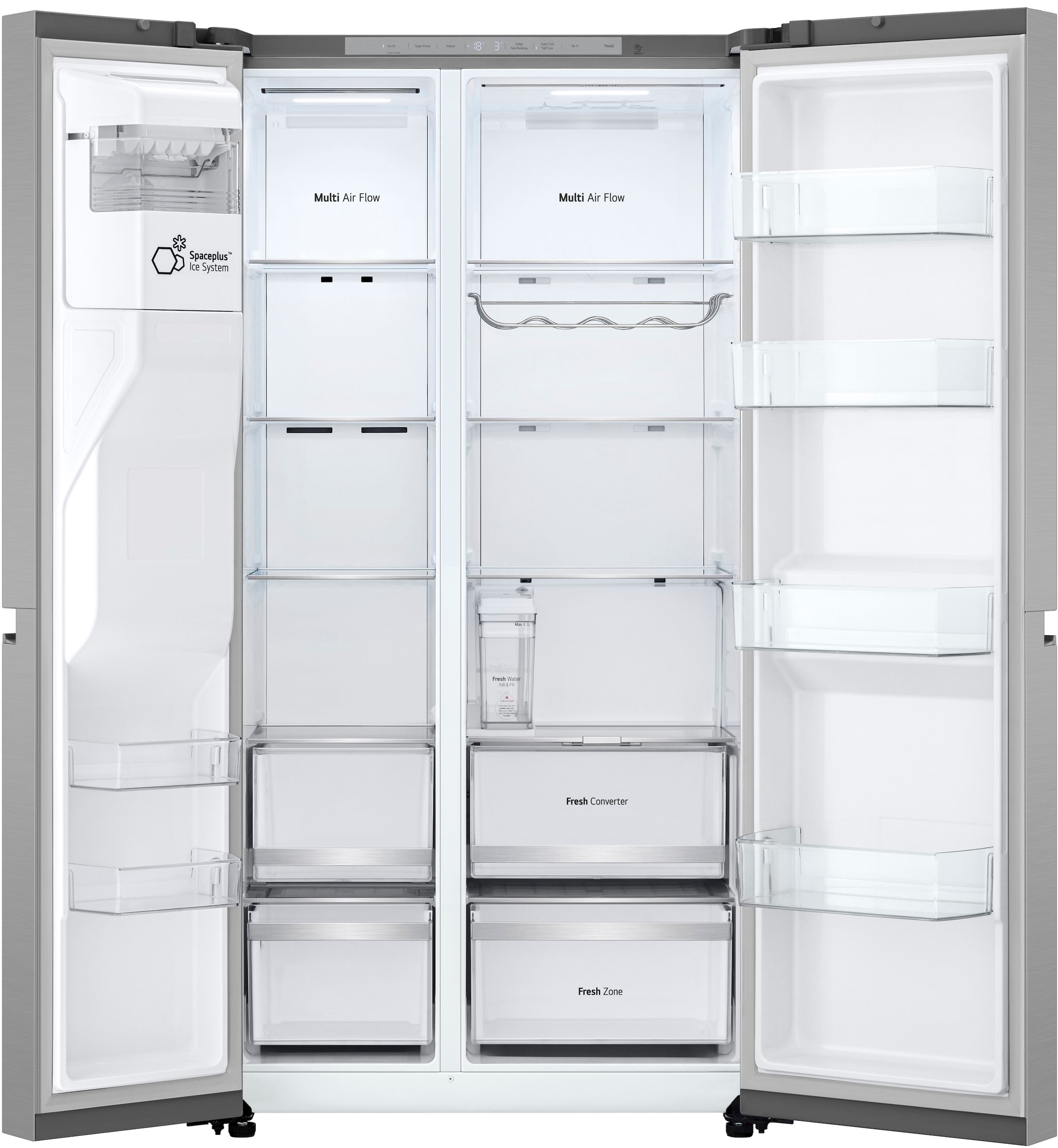 LG Side-by-Side L-Serie »GSLE81PYBD« 179 cm hoch 91,3 cm breit