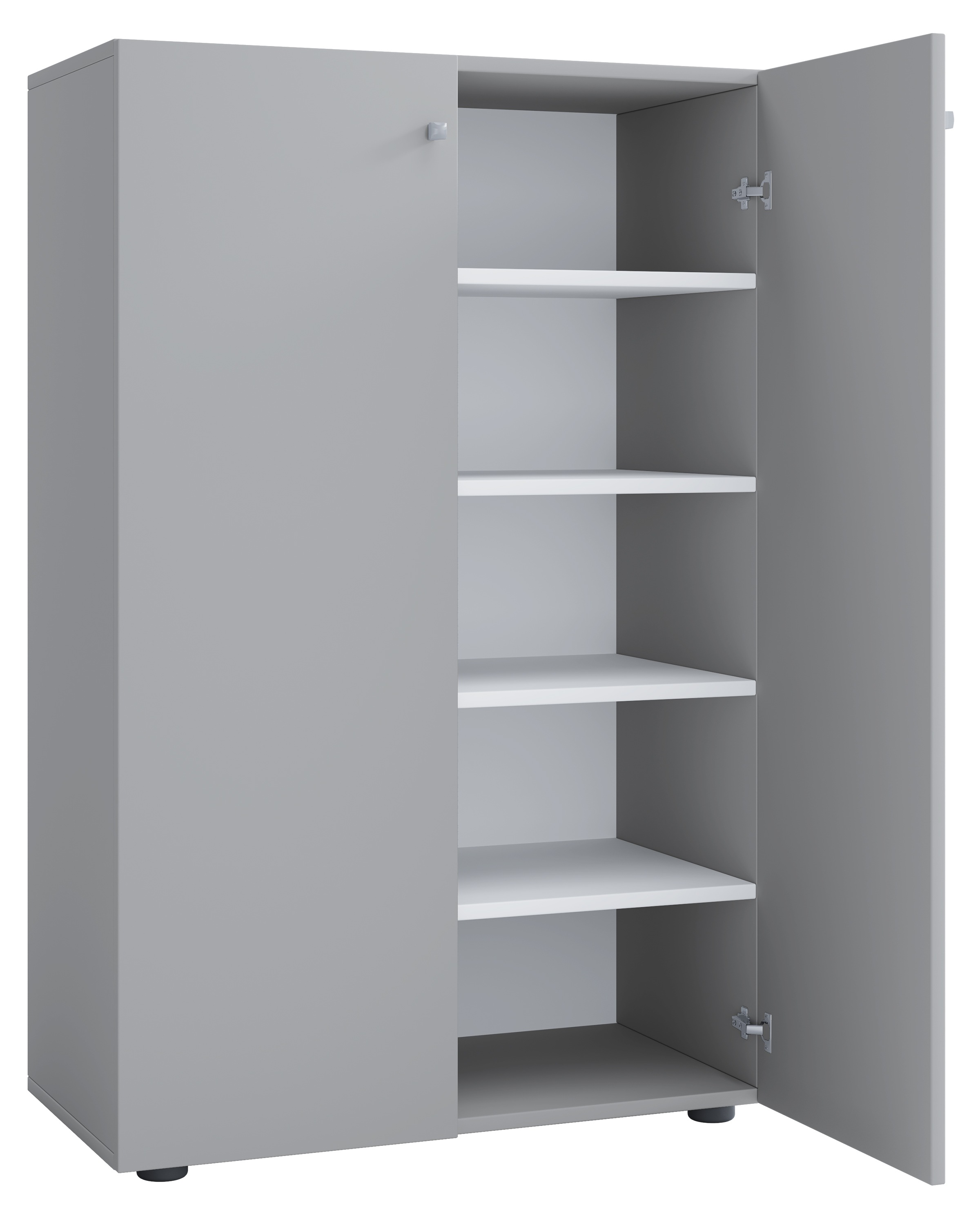 VCM Schuhschrank »VCM Holz-Schuhschrank | Maße: H. 110 x B. 70 x T. 39 cm | Allzweckschrank | 5 Fächer | 2 Drehtüren¿ Lona«, (1 St.)