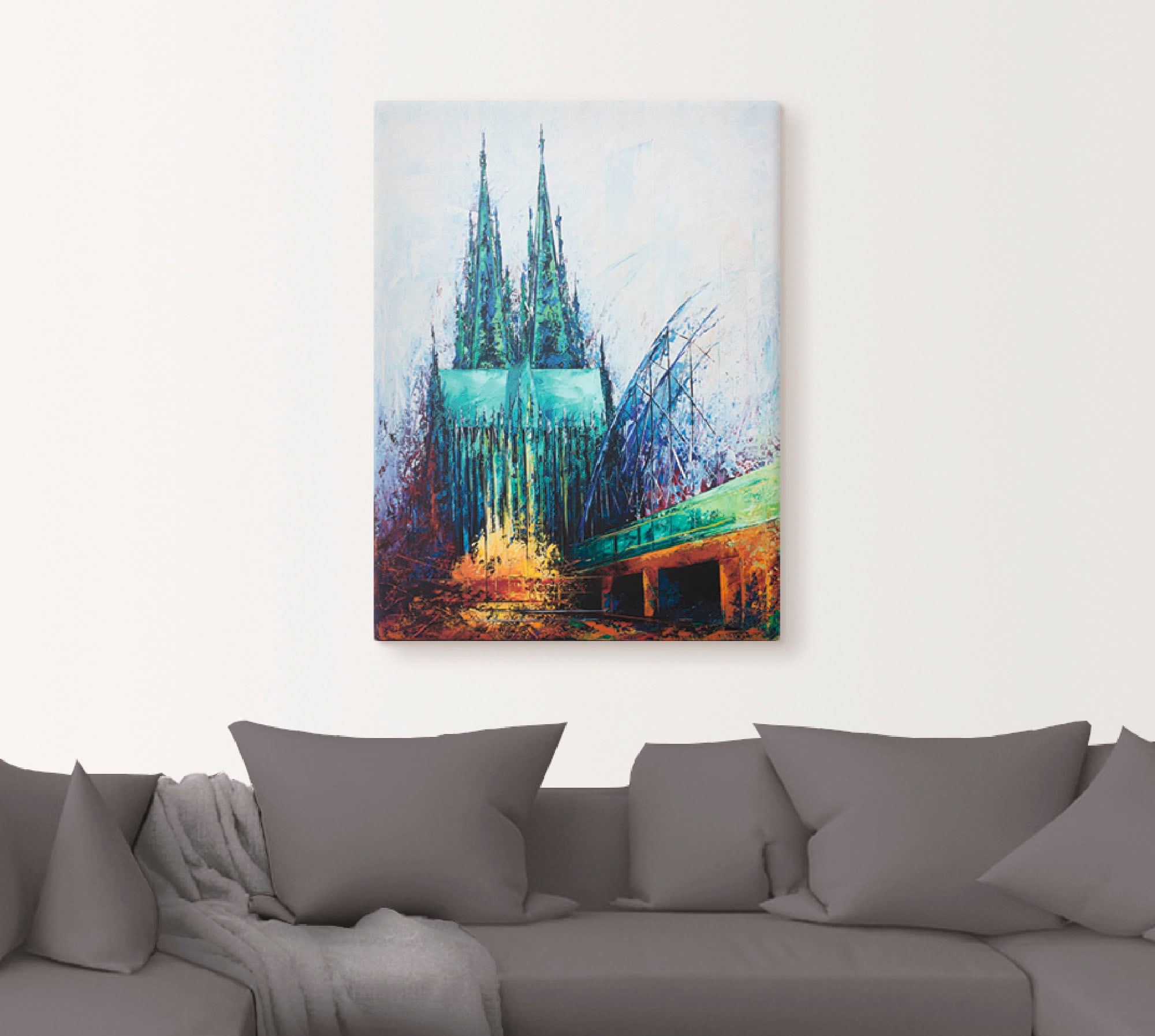 Artland Wandbild »Kölner Dom«, Deutschland, (1 St.), als Leinwandbild, Poster in verschied. Größen
