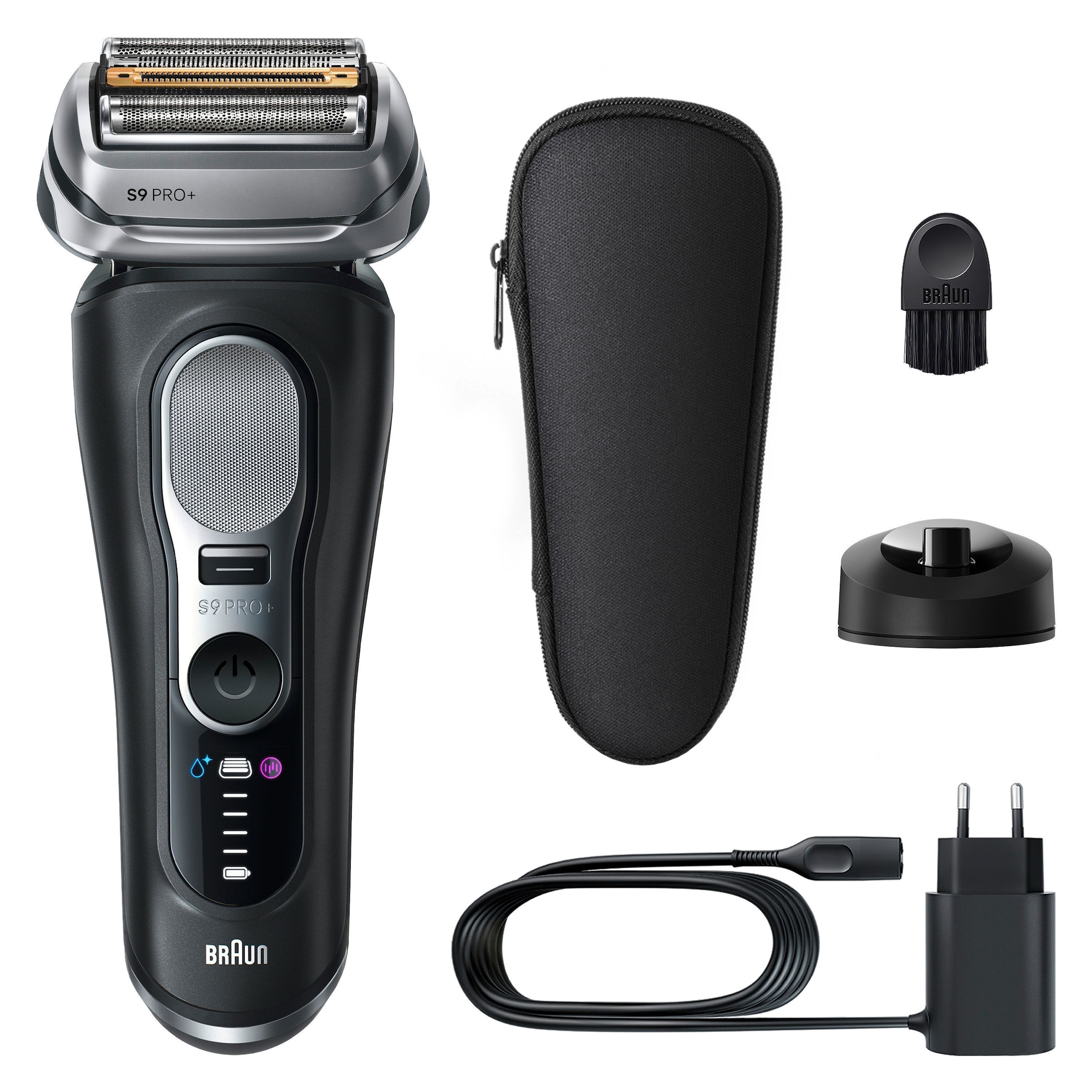 Braun Elektrorasierer »Series 9 9610s«, integrierter Präzisionstrimmer, Pro-SensoAdapt, Ladeständer, 5+1 ultradünne Präzisionsklingen